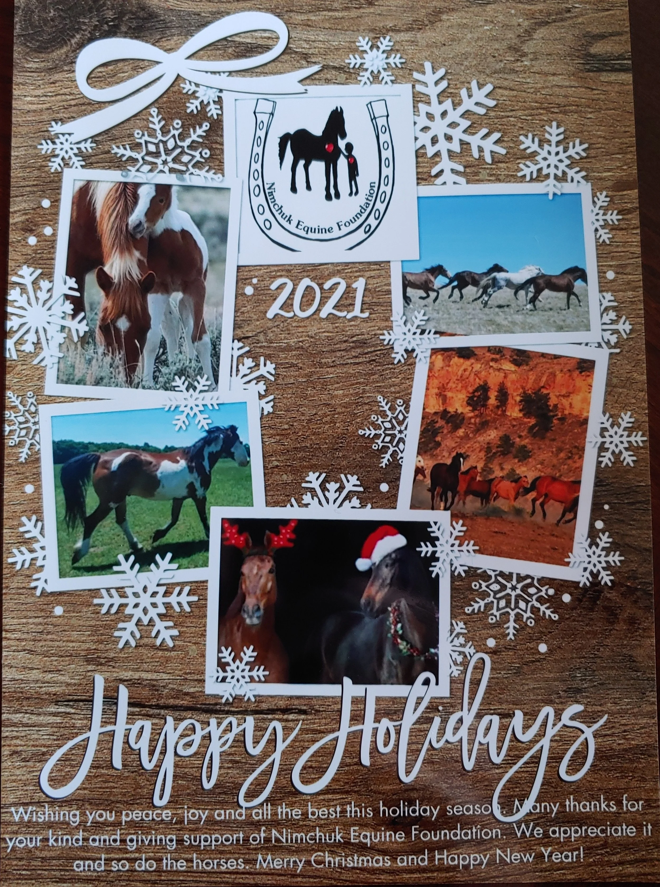 Happy Holidays &amp; Happy New Year from Nimchuk Equine Foundation!
