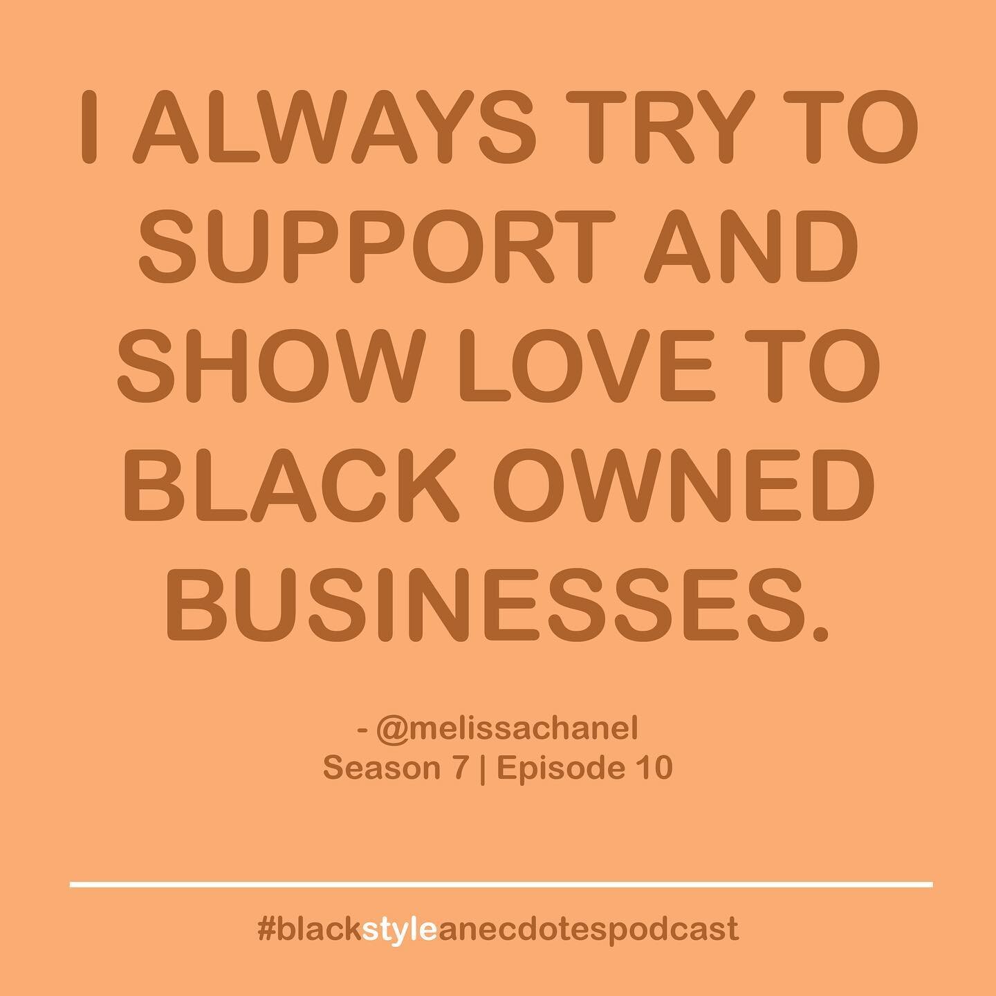 I&rsquo;m really big on supporting Black owned businesses, so I love that @melissachanel shared some of her favorites in the latest Black Style Anecdotes episode! 

Share your favorite stylish BOBs in the comments. I&rsquo;m always looking for new br
