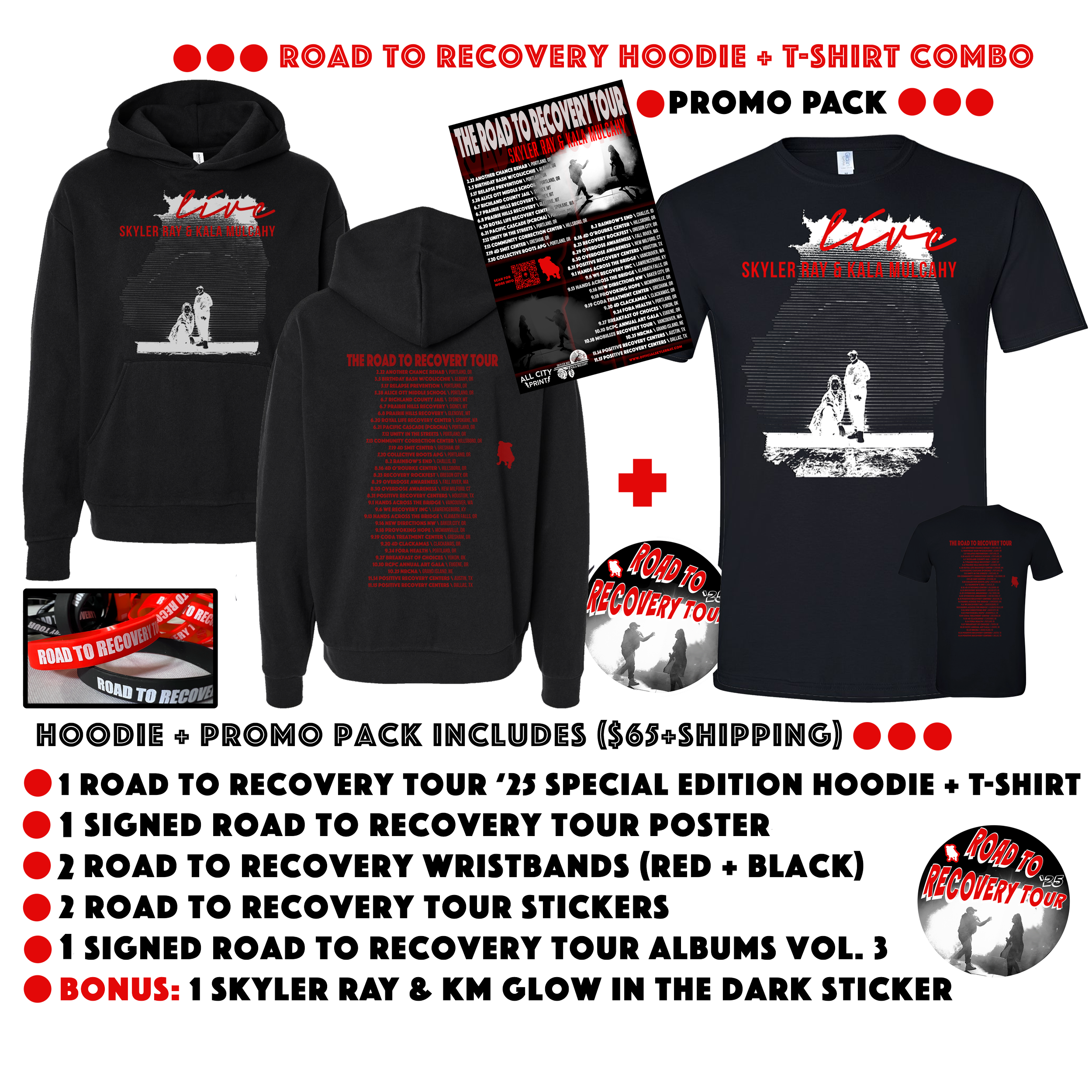 THE ROAD TO RECOVERY TOUR '25 Limited Edition Merchandise