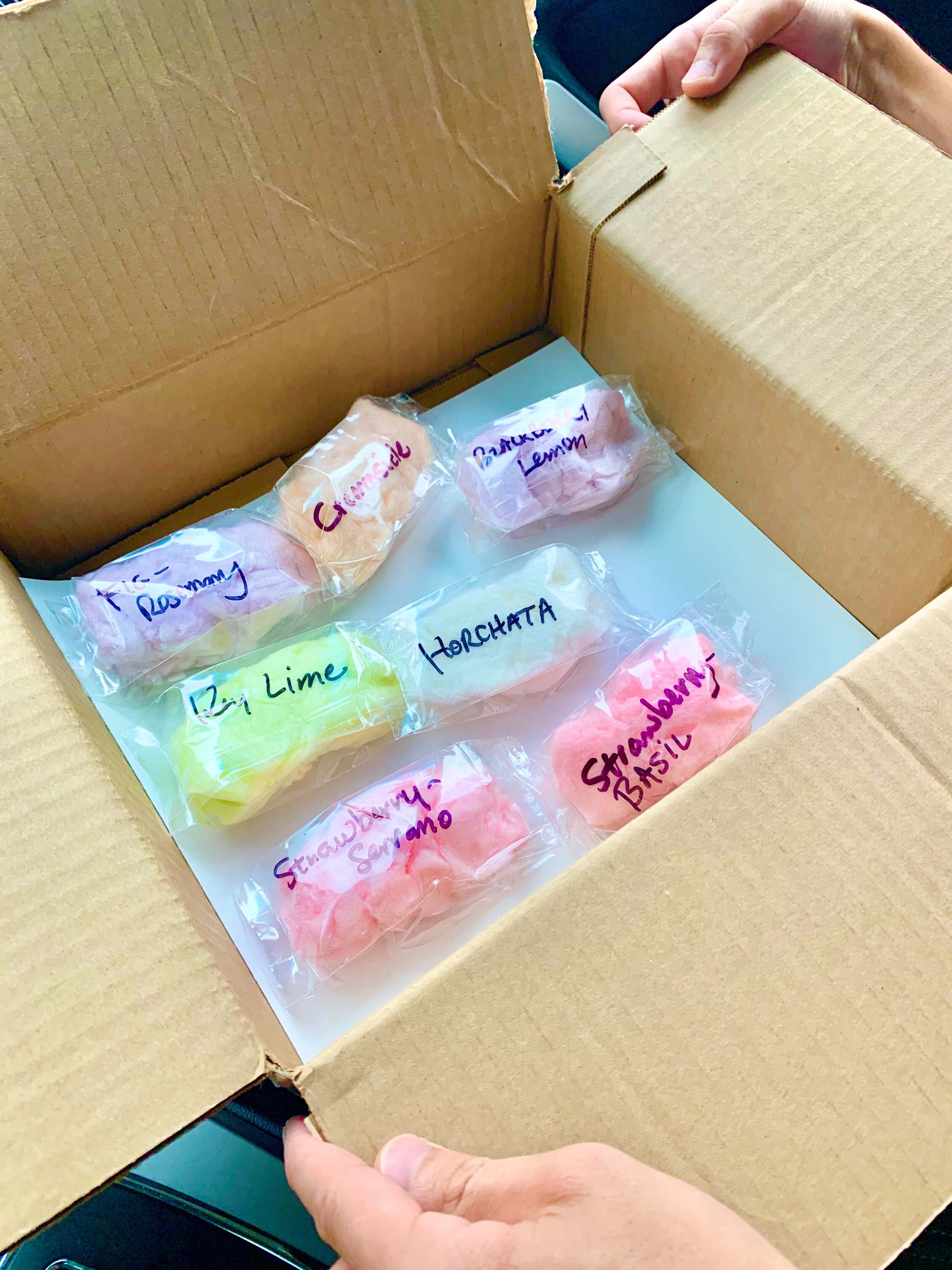 Fancy Fluff Cotton Candy Samples