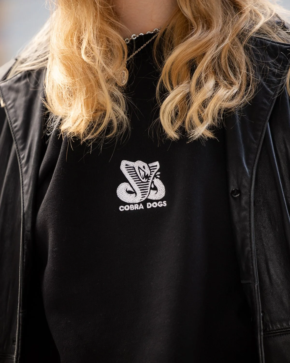 OG Embroidery Crewneck Sweatshirt - Black