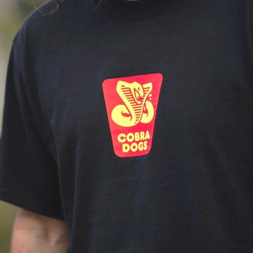 Condiment Label T-Shirt - Black