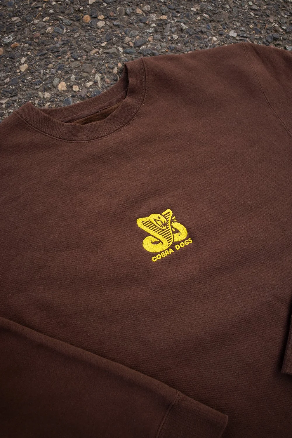OG Embroidery Crewneck Sweatshirt - Brown