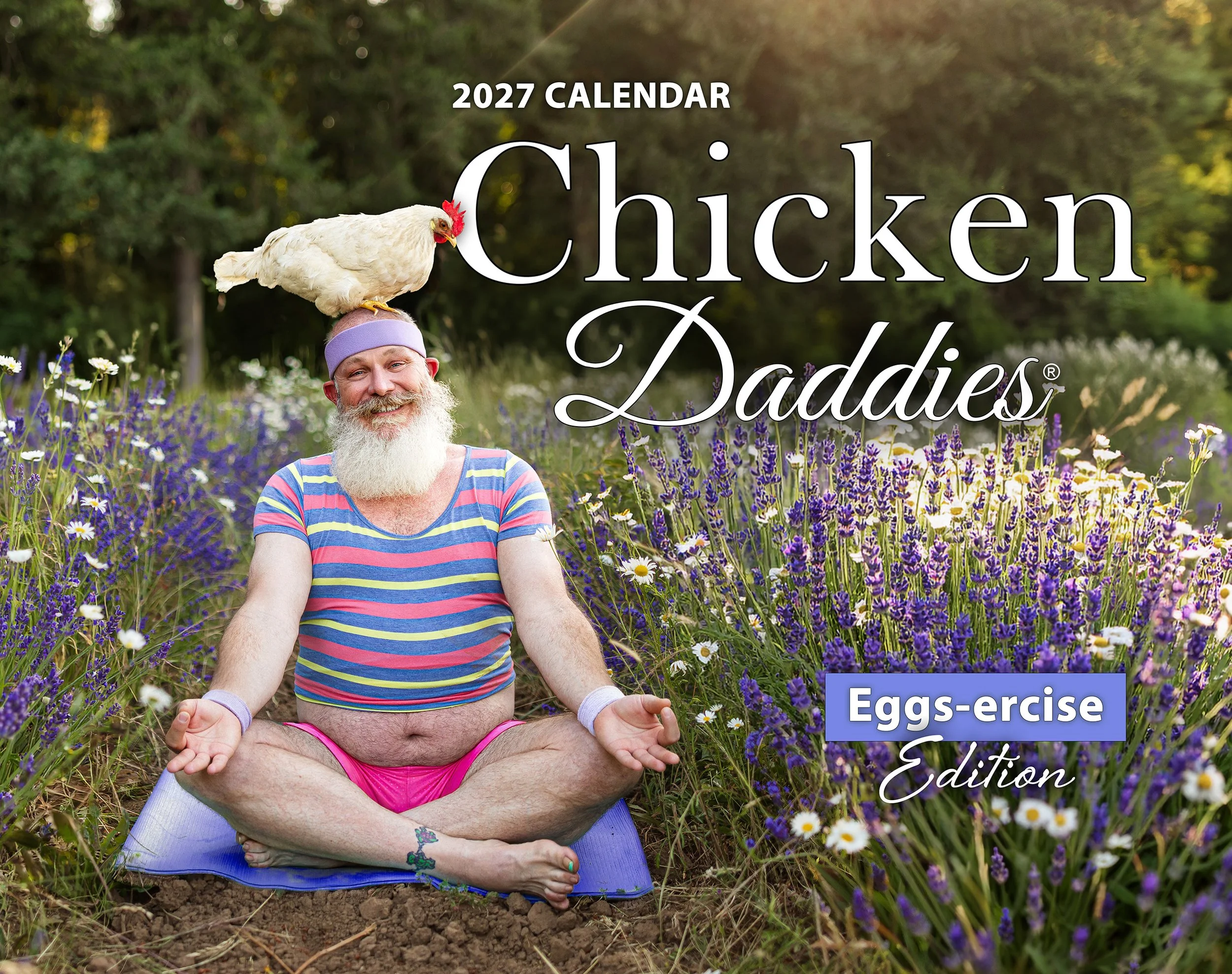 Chicken Daddies Wall Calendar 2027 - Eggs-ercise Edition