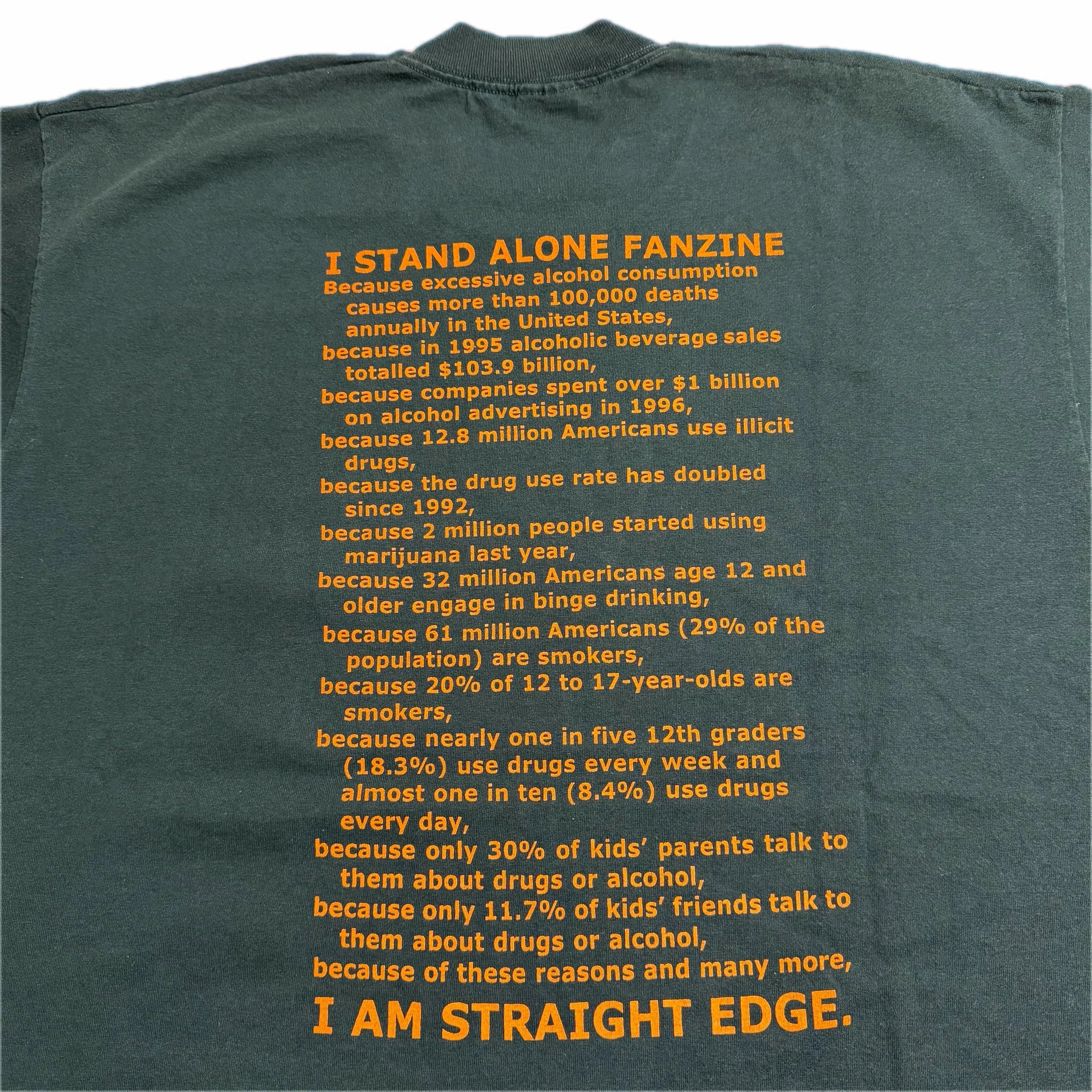 i stand alone straight edge • xl