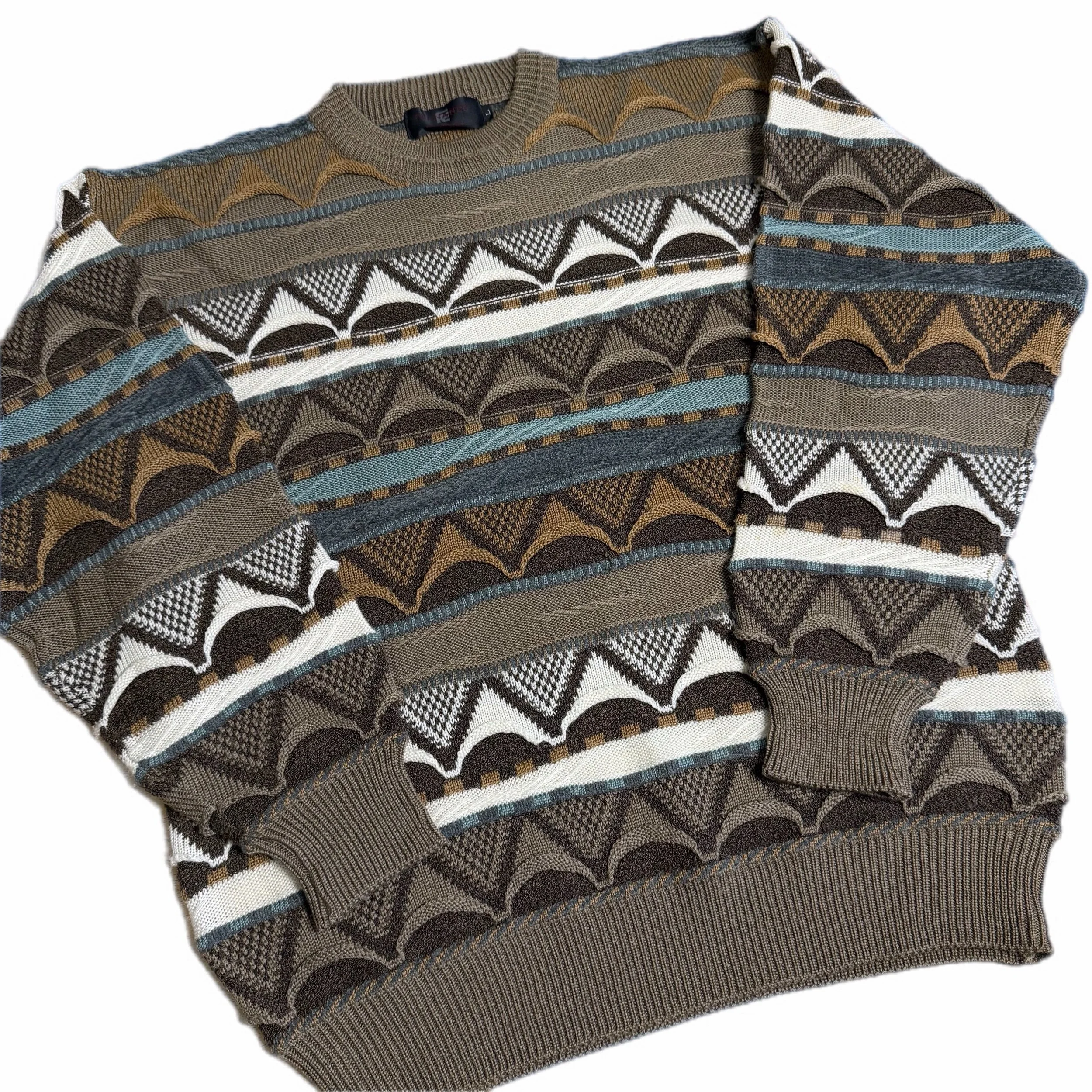 coogi style sweater • large