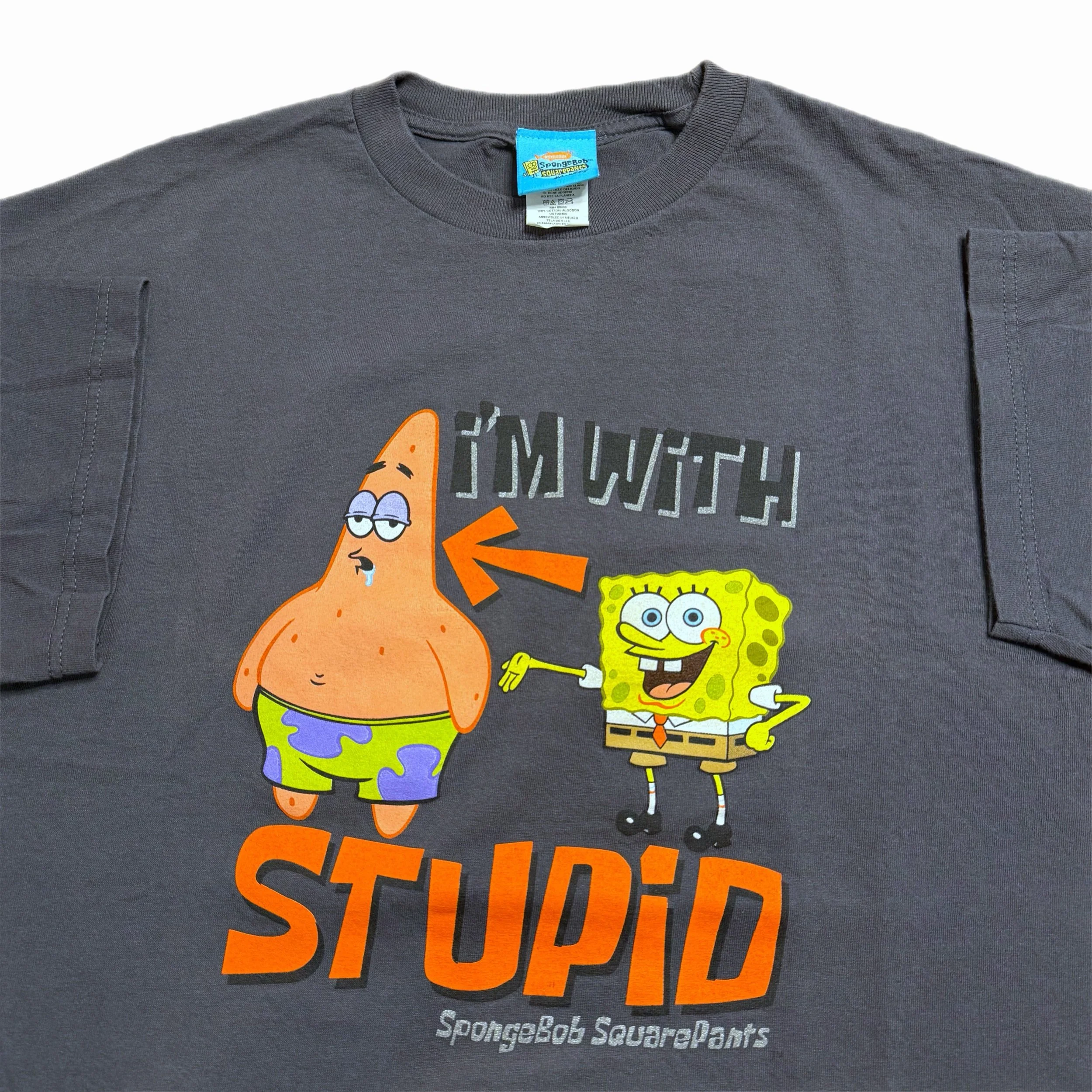 spongebob i’m with stupid • xl