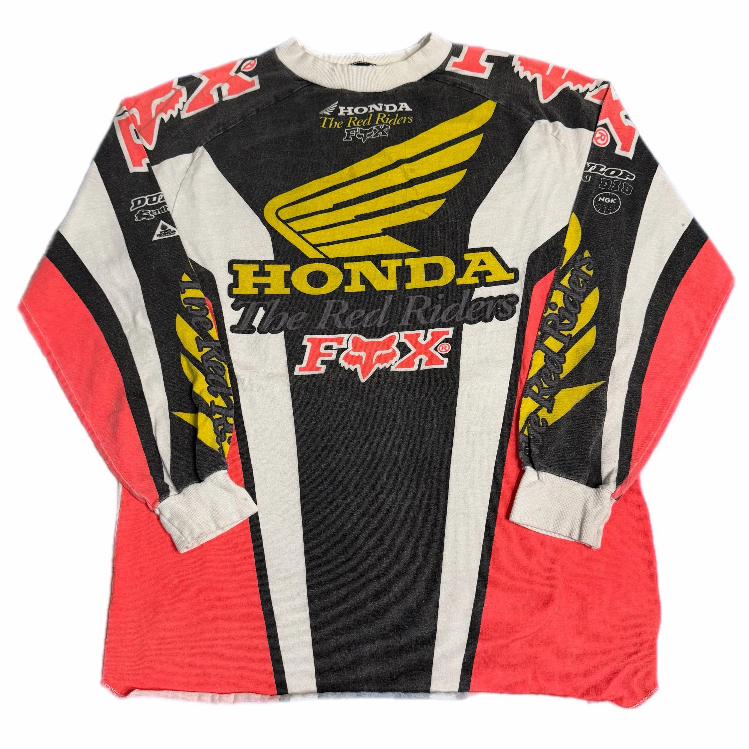 vintage honda fox red riders • large