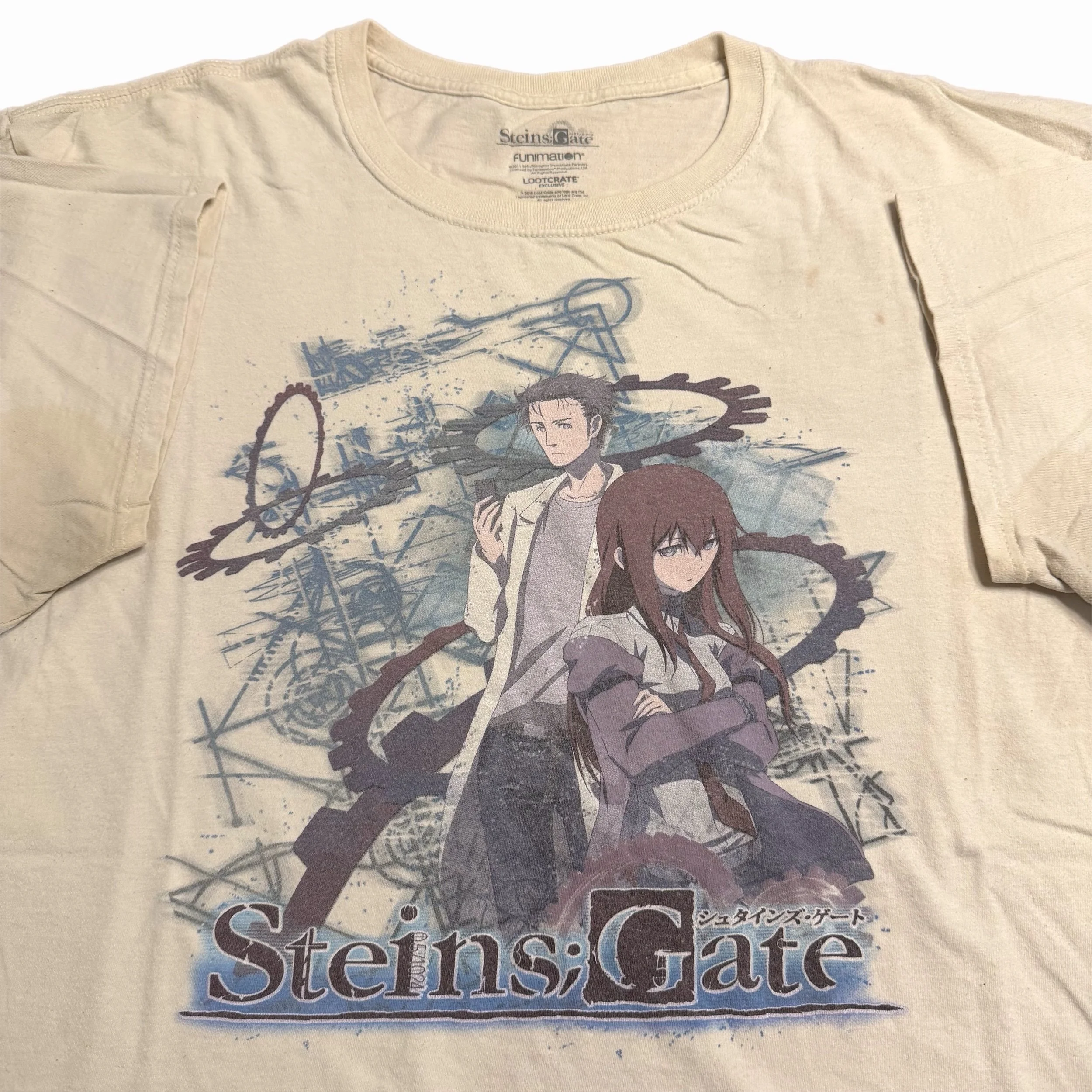 steins gate anime tee • xl