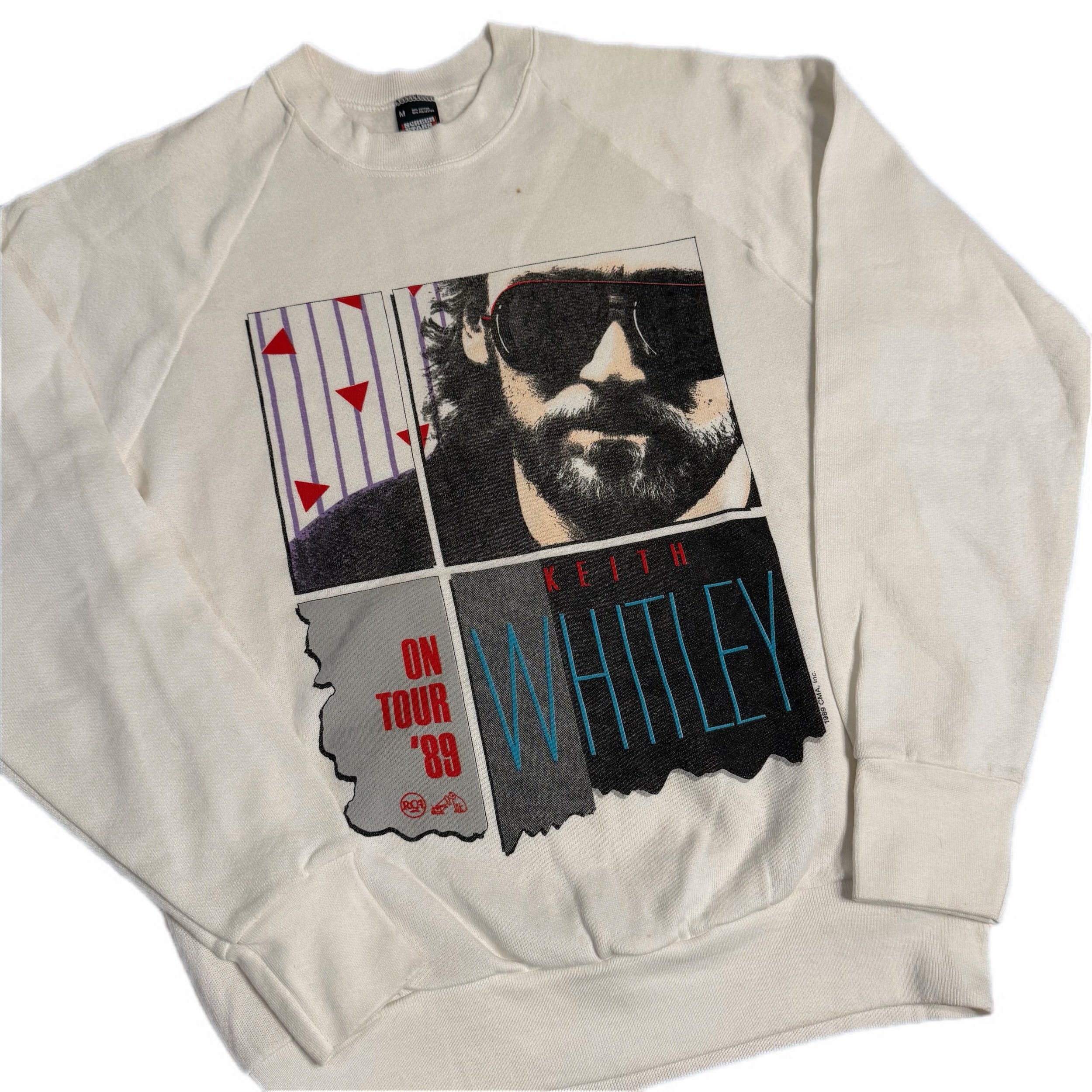 keith whitley 89 tour crewneck • medium