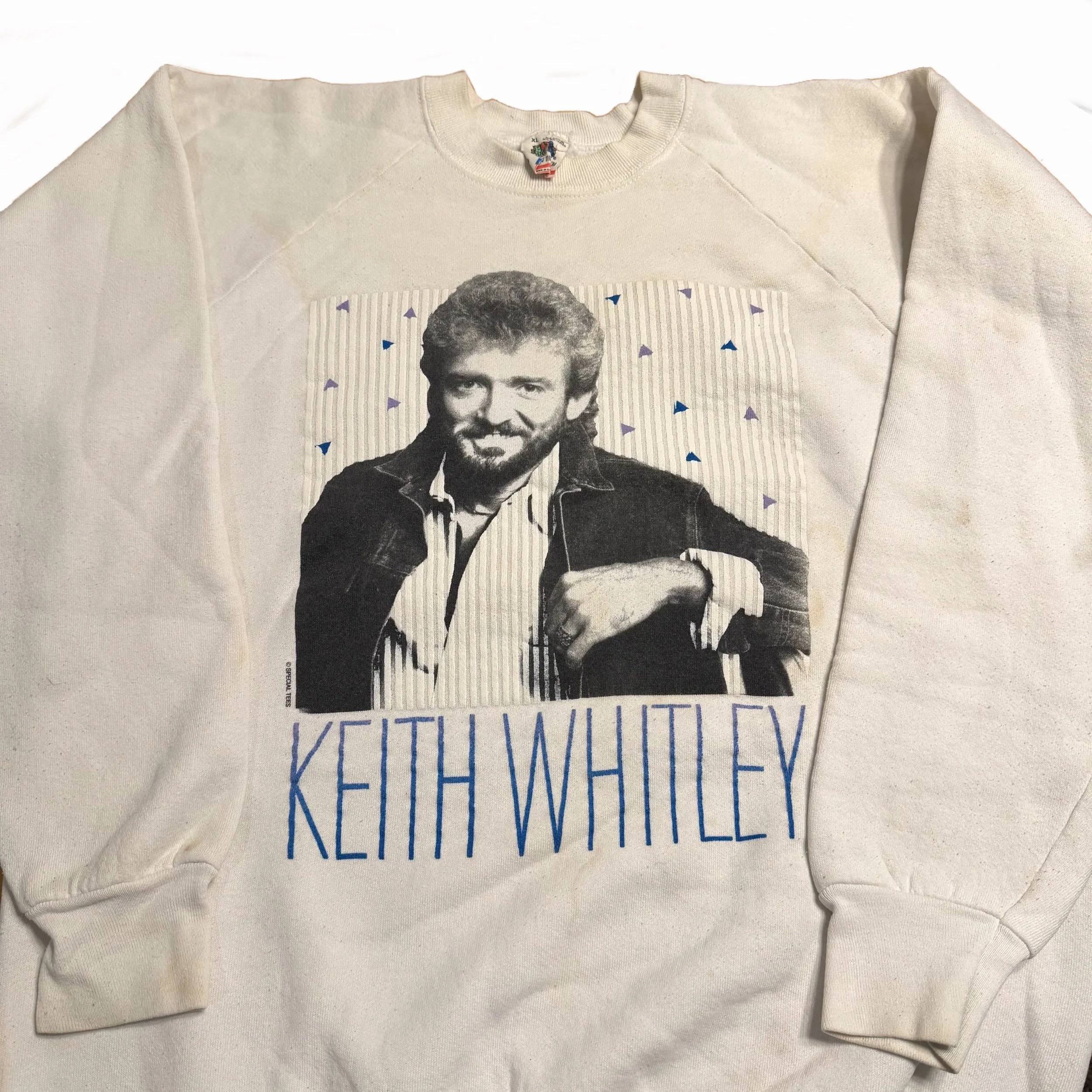 keith whitley portrait crewneck • xl