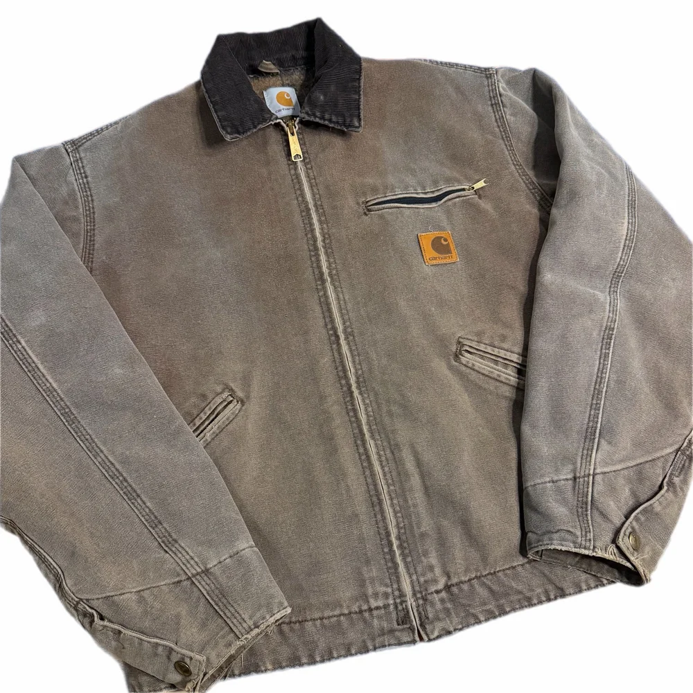 carhartt faded brown detroit jacket • xl — loveless vintage
