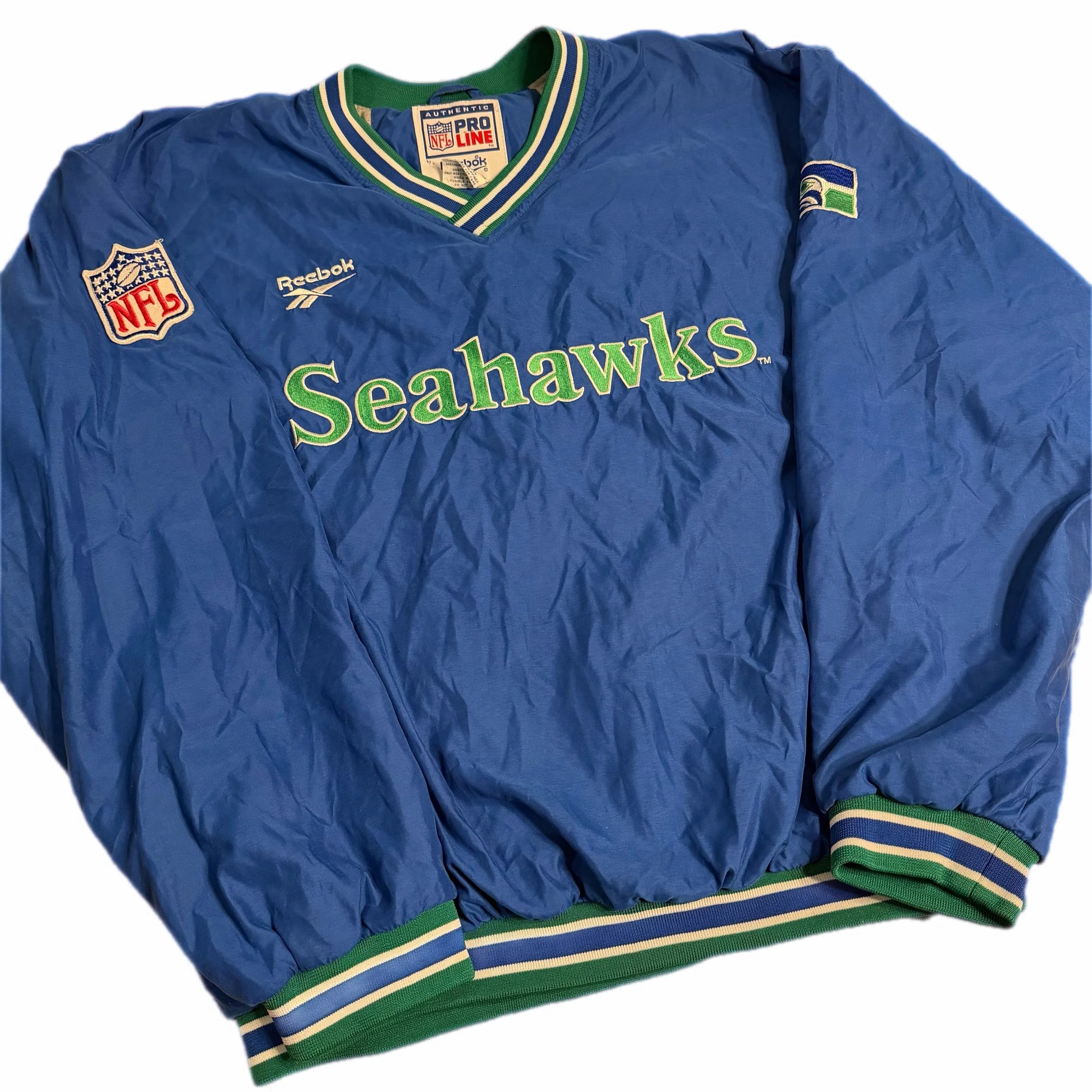 seattle seahawks windbreaker • xl