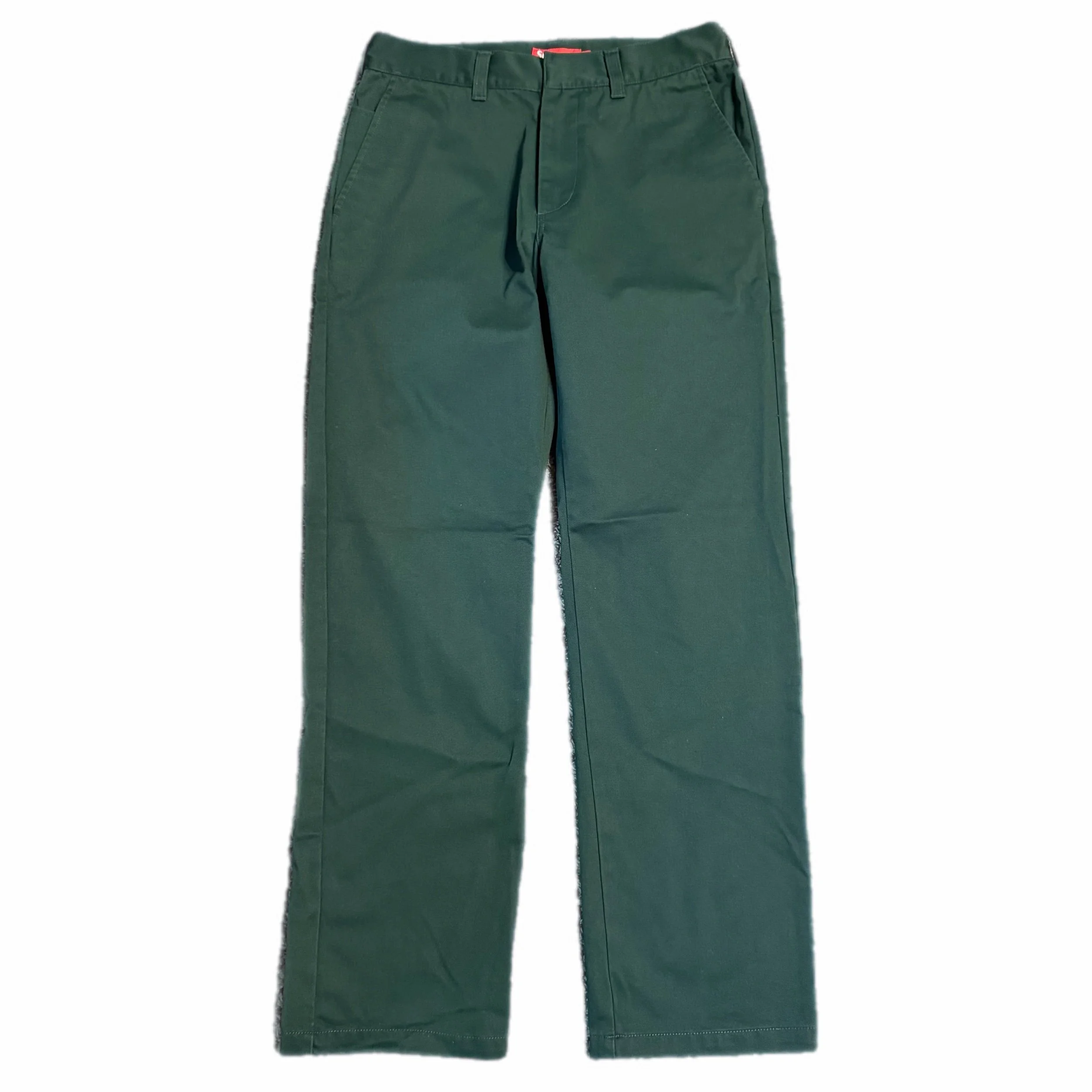 supreme fw18 green work pants • 30