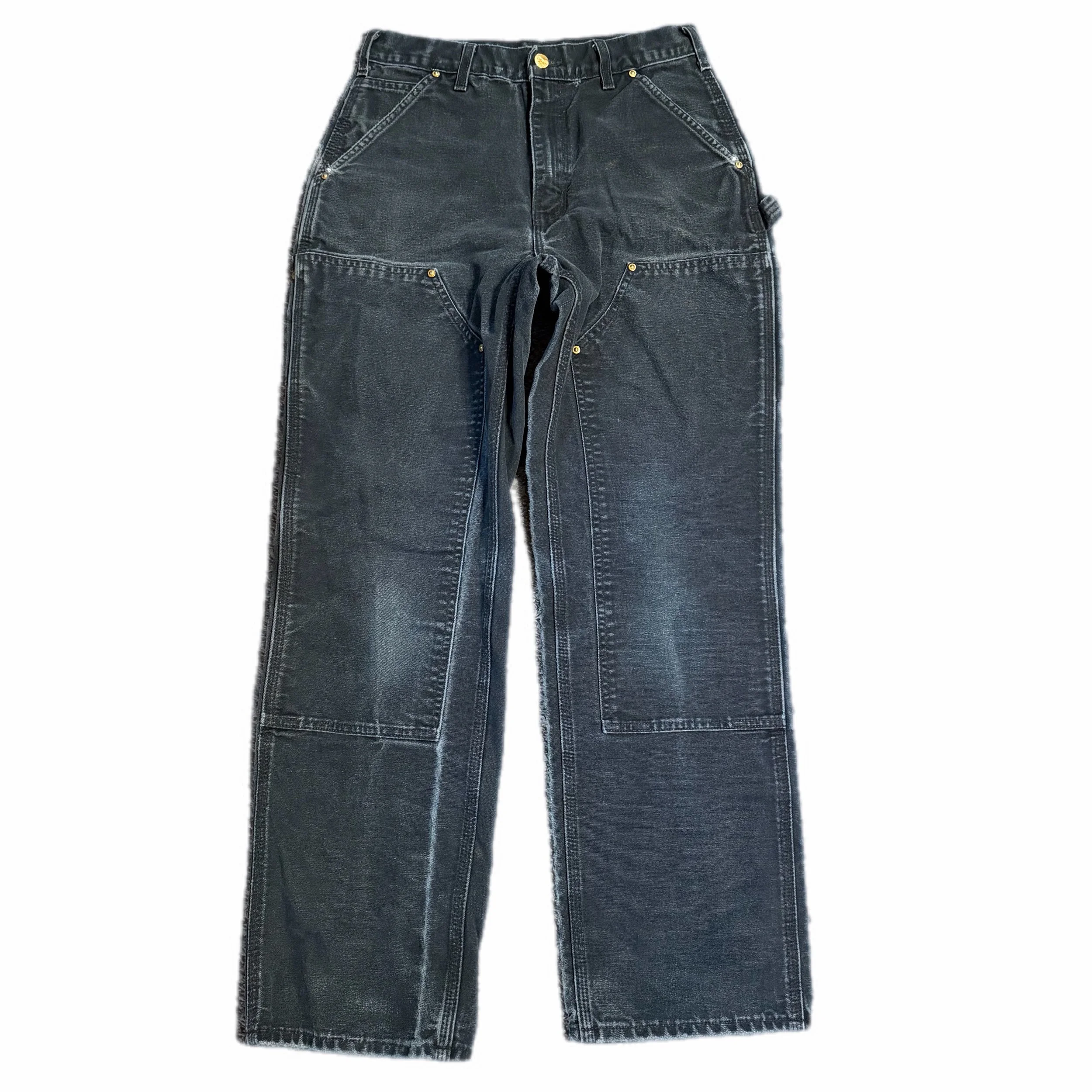 carhartt black double knees • 30 x 32