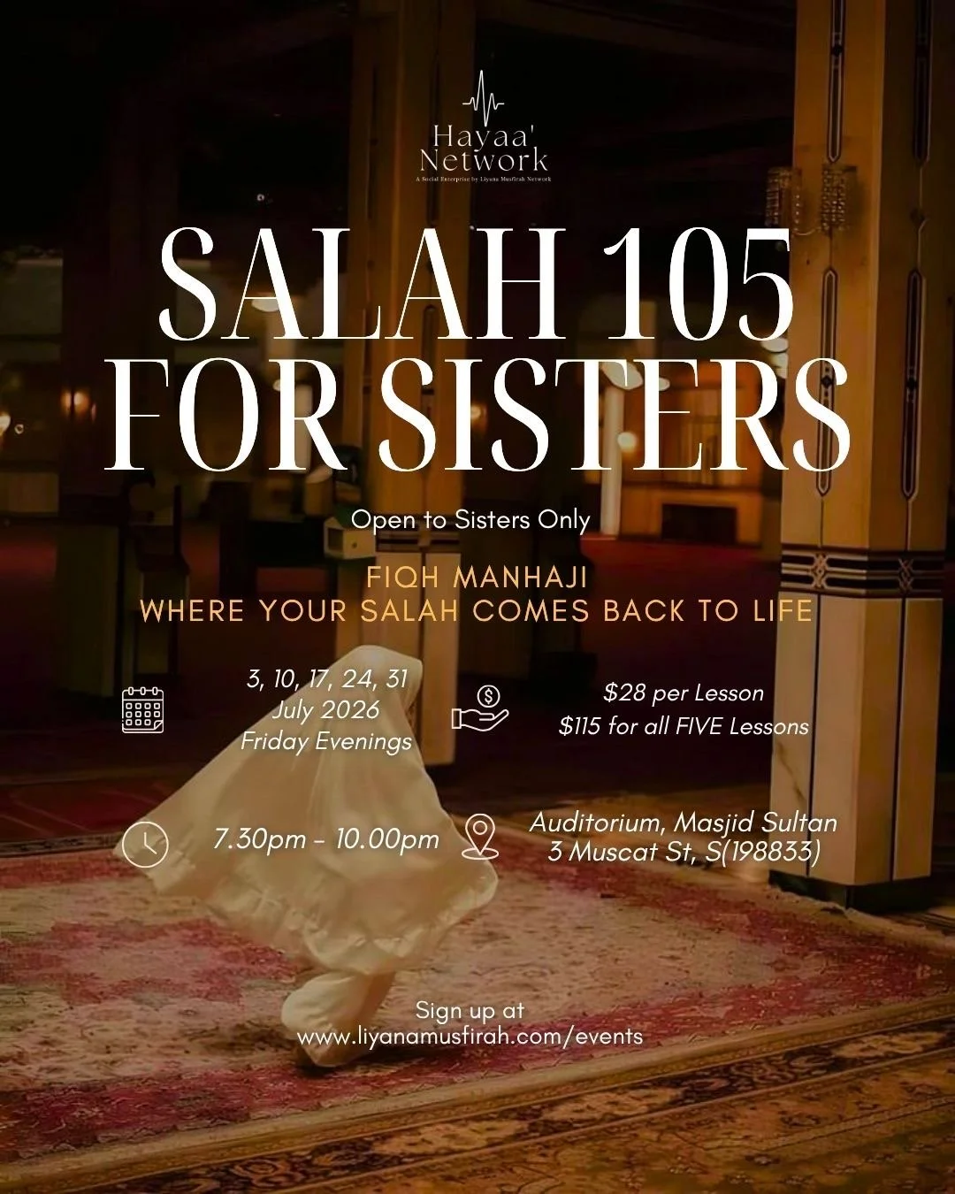 Salah 105 for Sisters