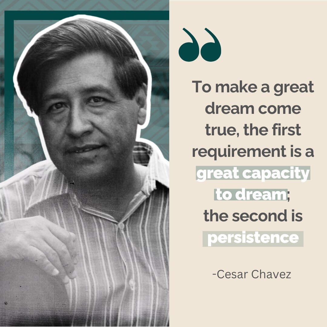 🌱 Today, we celebrate the life and legacy of the late C&eacute;sar Ch&aacute;vez.

His work is a profound reminder that social change begins with community and unity. Unidos, se puede! 👊