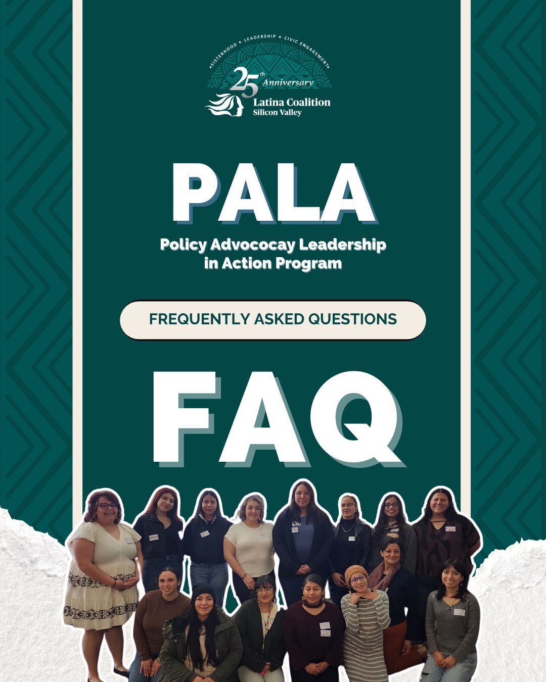 🤔💬 What is PALA? Today we are covering some of the most frequently asked questions about our Policy Advocacy Leadership in Action Program.

🚨 Deadline to apply for this FREE program is Wednesday, April 17th.

Register using our link in bio