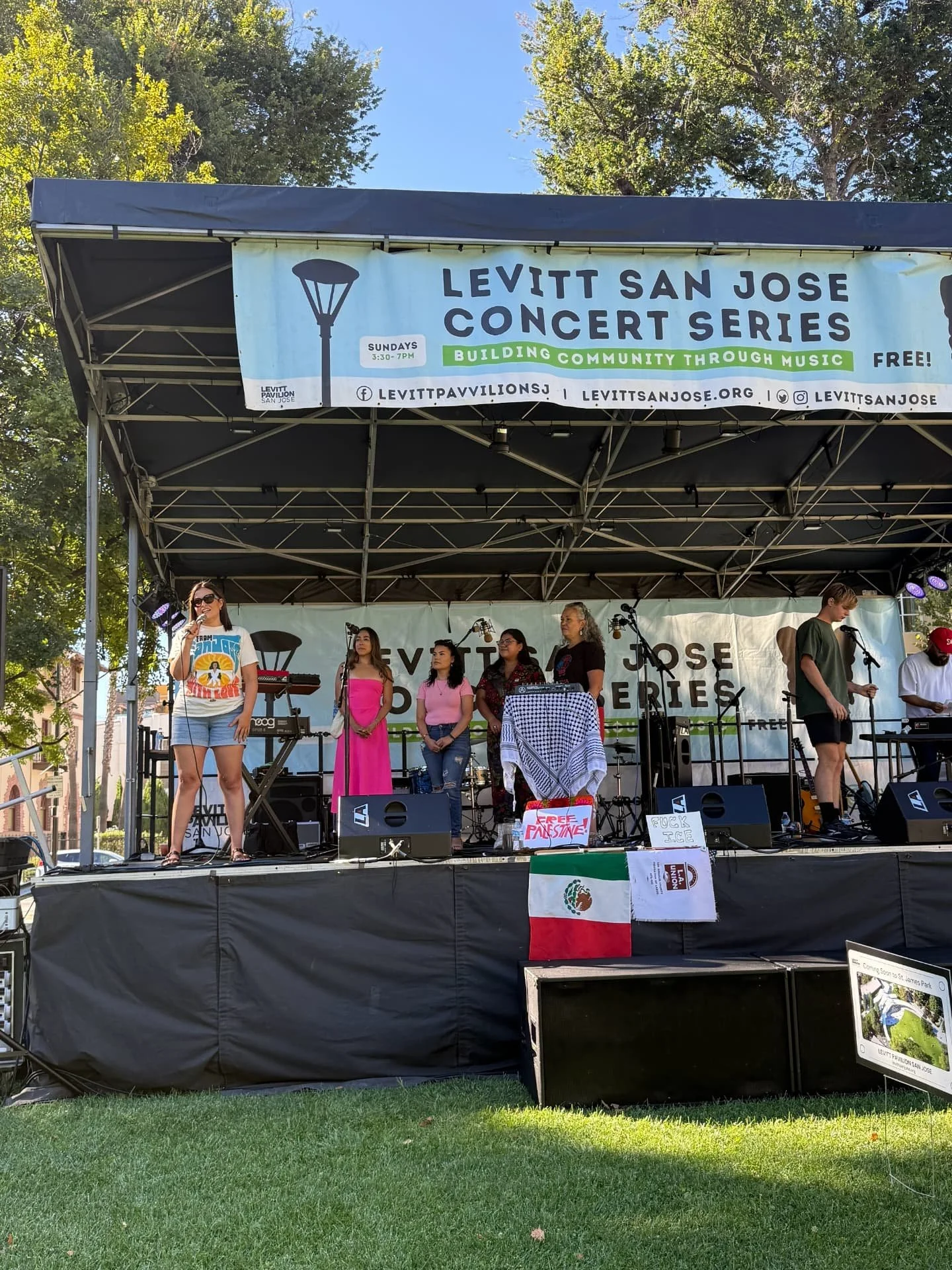 We are still buzzing from an amazing Sunday at the Levitt Pavilion San Jose Concert Series! We were honored to be the featured nonprofit and share space with such a vibrant community.

From tabling to talking about our work, connecting with new faces