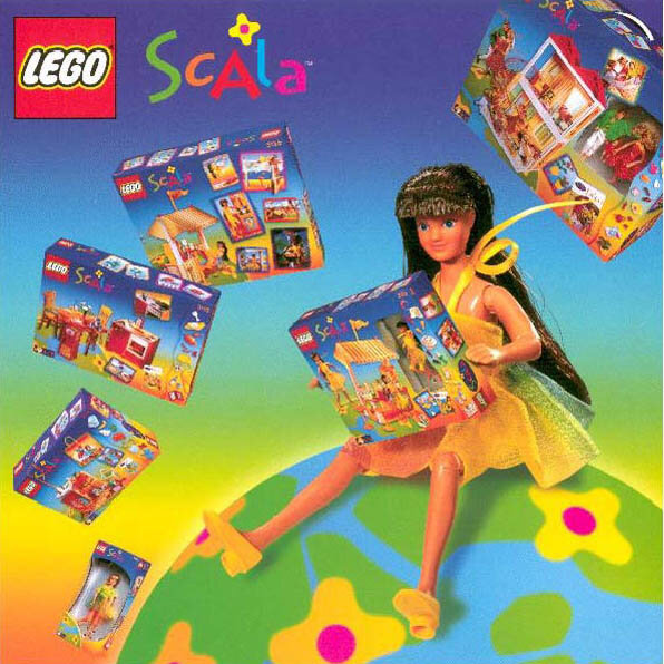 LEGO Scala promotion postkort