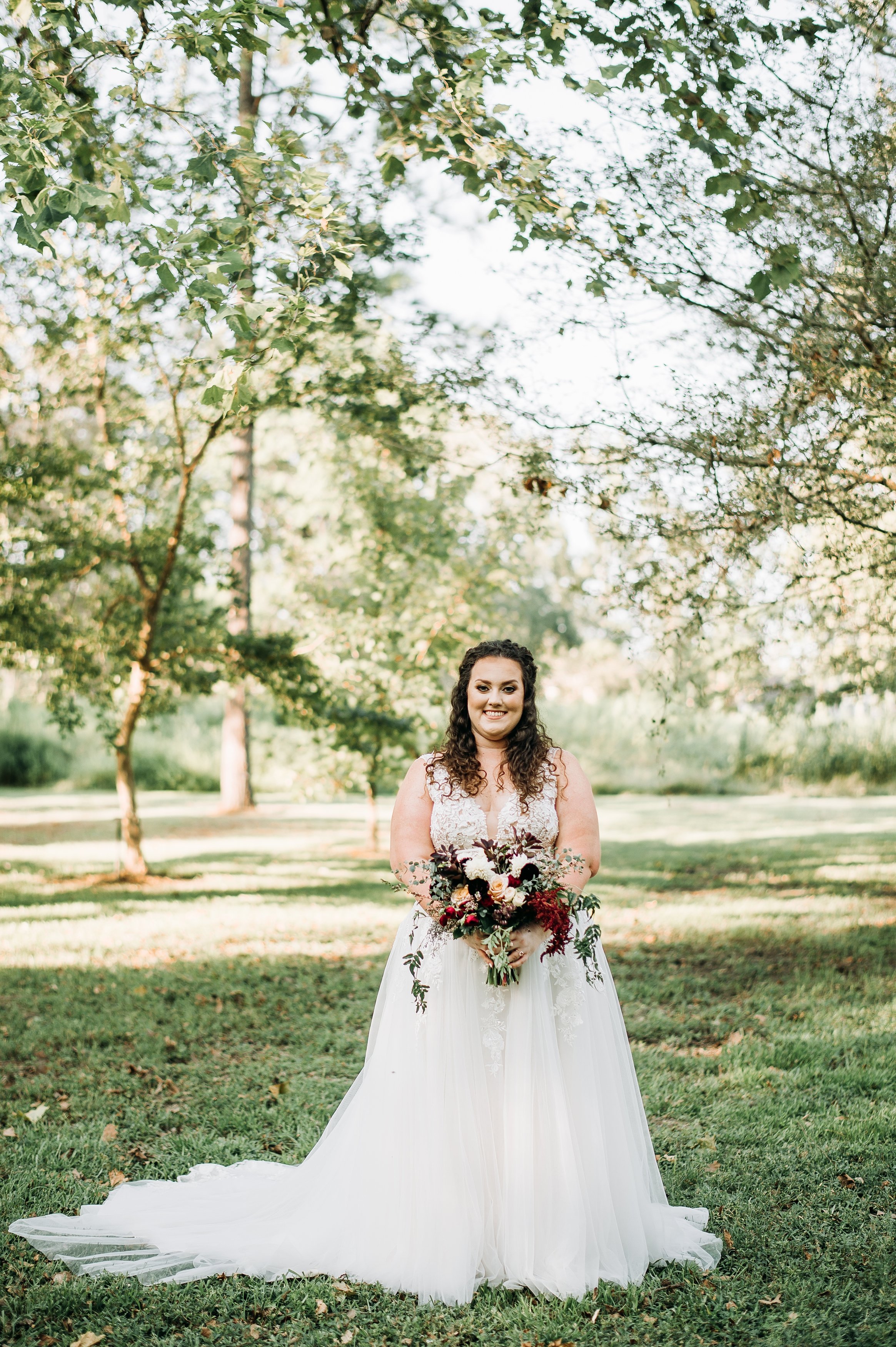 Bridal Portrait Session at LSU Hilltop Arboretum in Baton Rouge, Louisiana. Photographed by Taylor Hubbs, a Baton Rouge wedding and portrait photographer. 