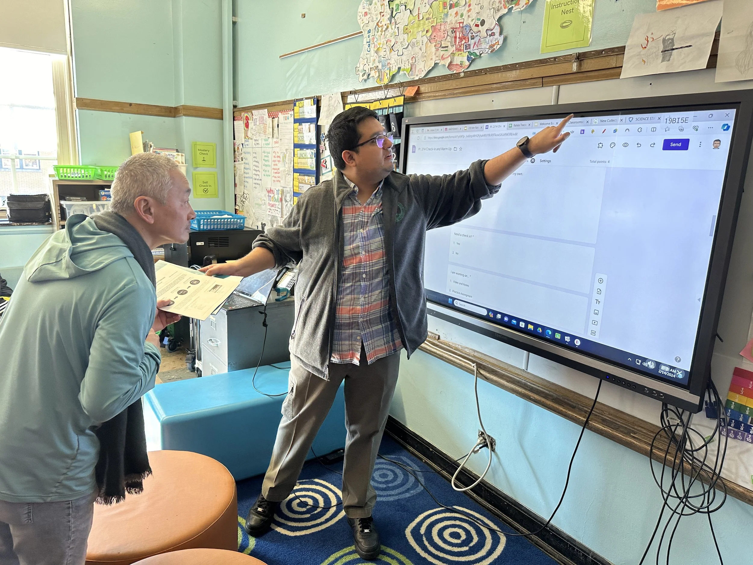Inside Miguel Melchor’s Classroom at Clinton Elementary
