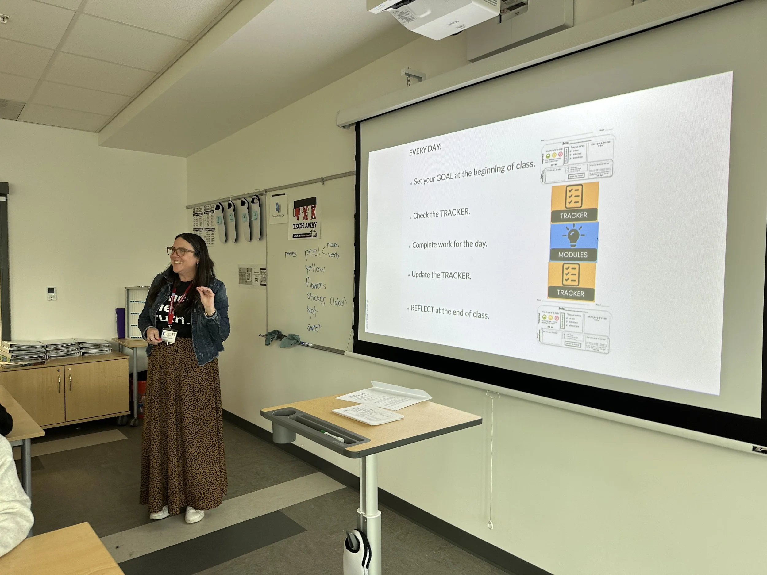 Inside a High School ESL Modern Classroom