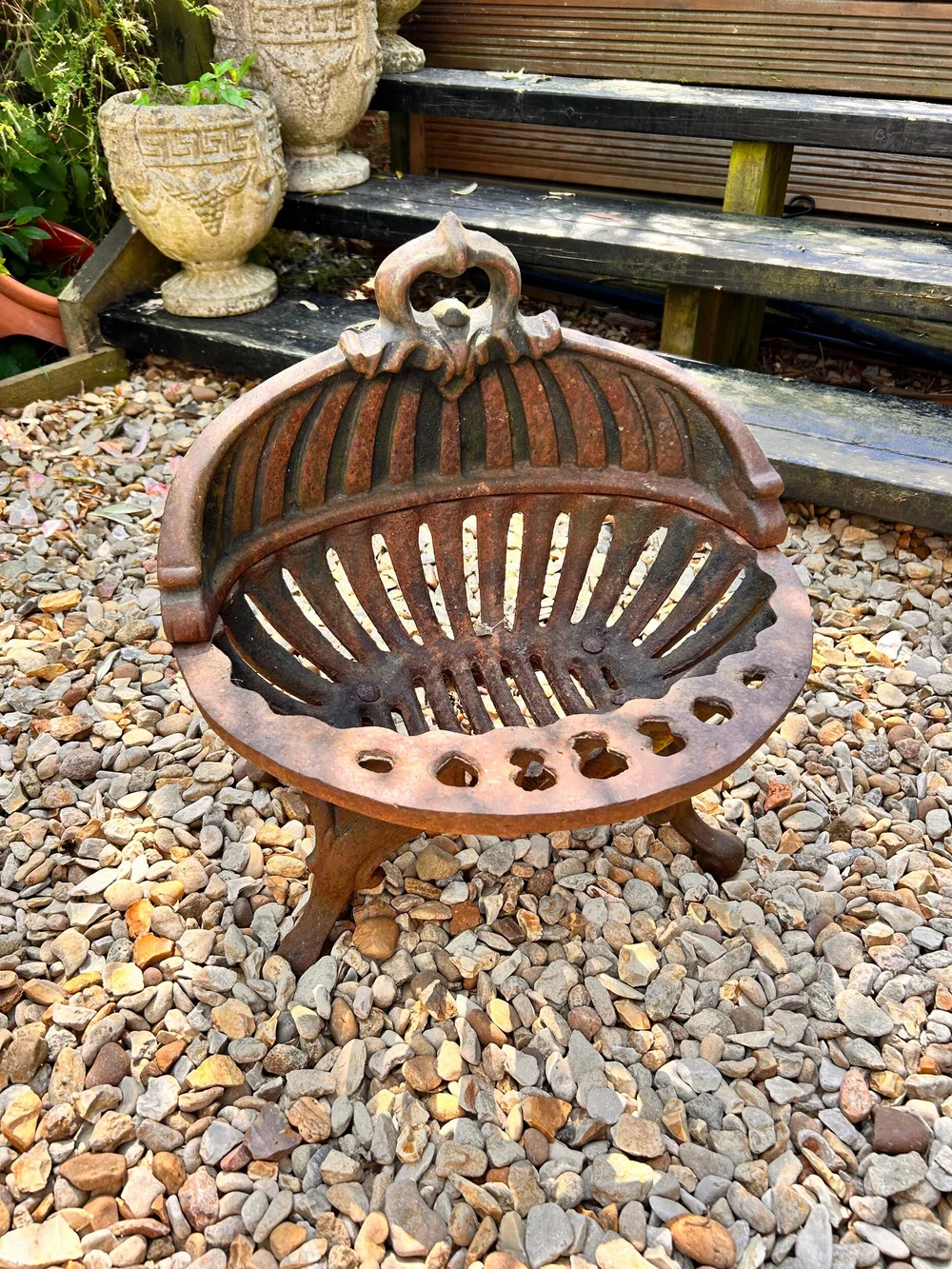 Cast iron fire pit grate 2025