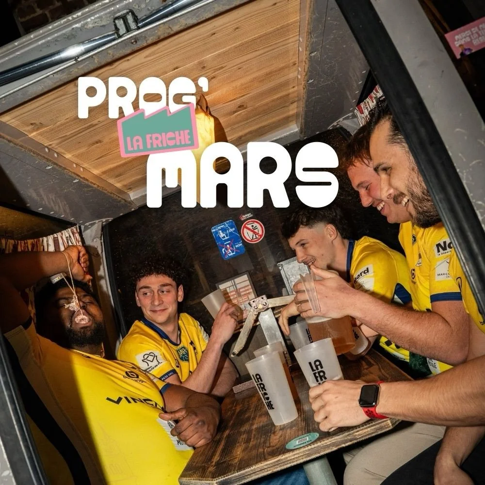 PROG&rsquo; DE MARS, ET &Ccedil;A REPART ! 🗓️ //

Tadaaaa, liste des &eacute;vents de ce mois-ci, bon app&eacute;tit ! 🍴

L&rsquo;&eacute;quipe de La Friche 🤍

📸 : @_ouxam_
#bar #lafriche #foodcourt #lille #event