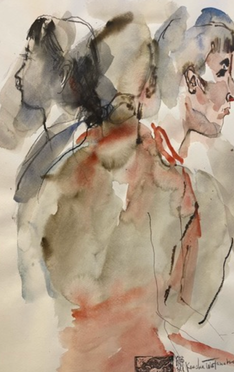 Three People by Keisuke Watanabe at Plastico Gallery