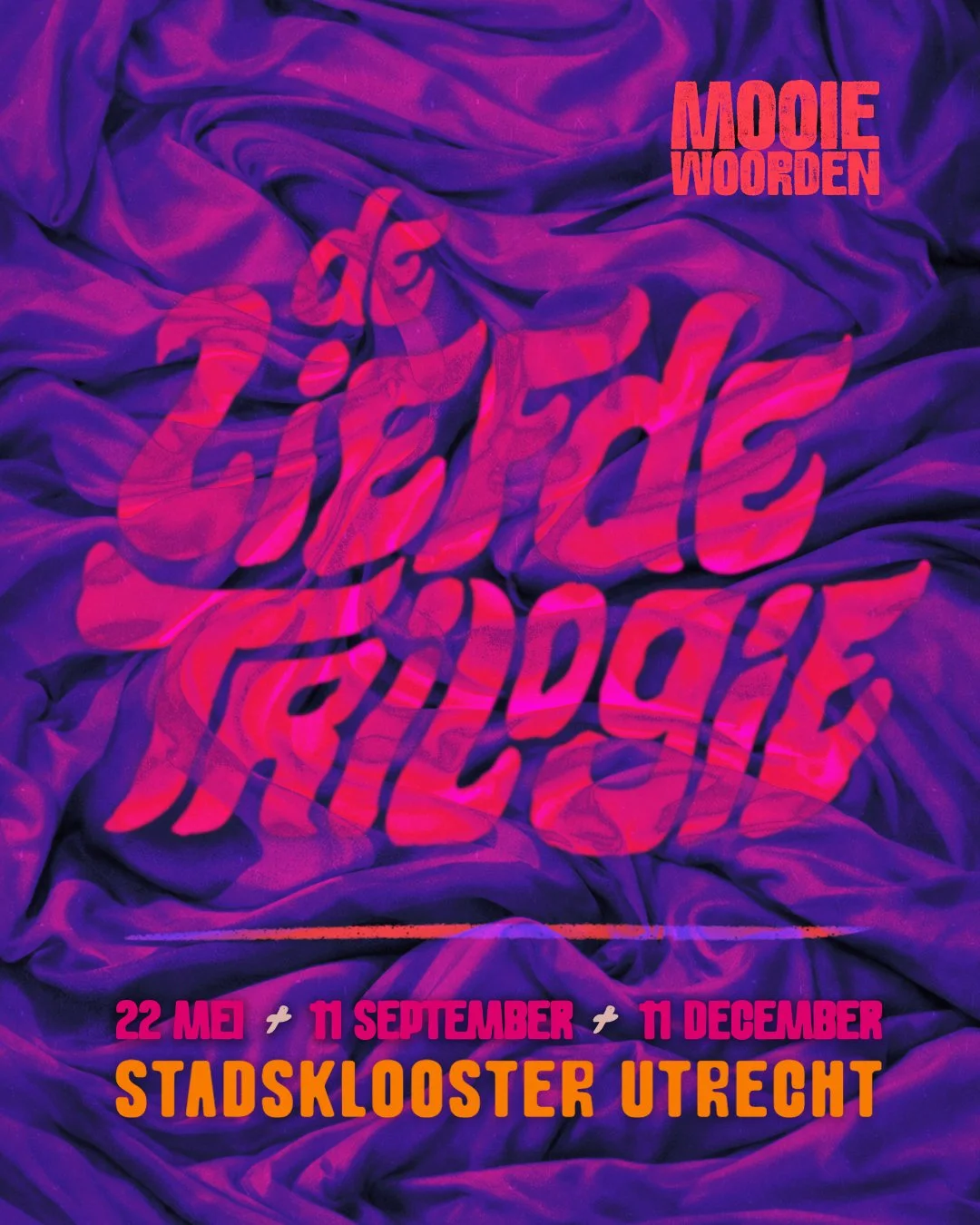 mooie woorden liefde poezie literatuur stadsklooster schrijvers millennial gen-z event festival programma spoken word jong leuk jeuk