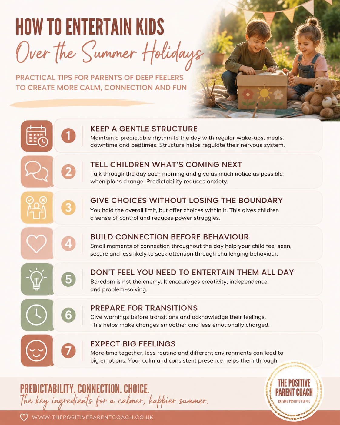 How to Keep Kids Entertained During the Summer Holidays (Without Losing Your Sanity): A Guide for Parents of Deep Feelers