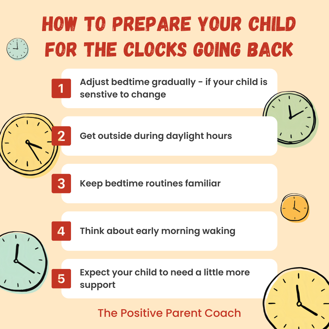 The Clocks Go Back This Weekend: How to Help Your Child Adjust