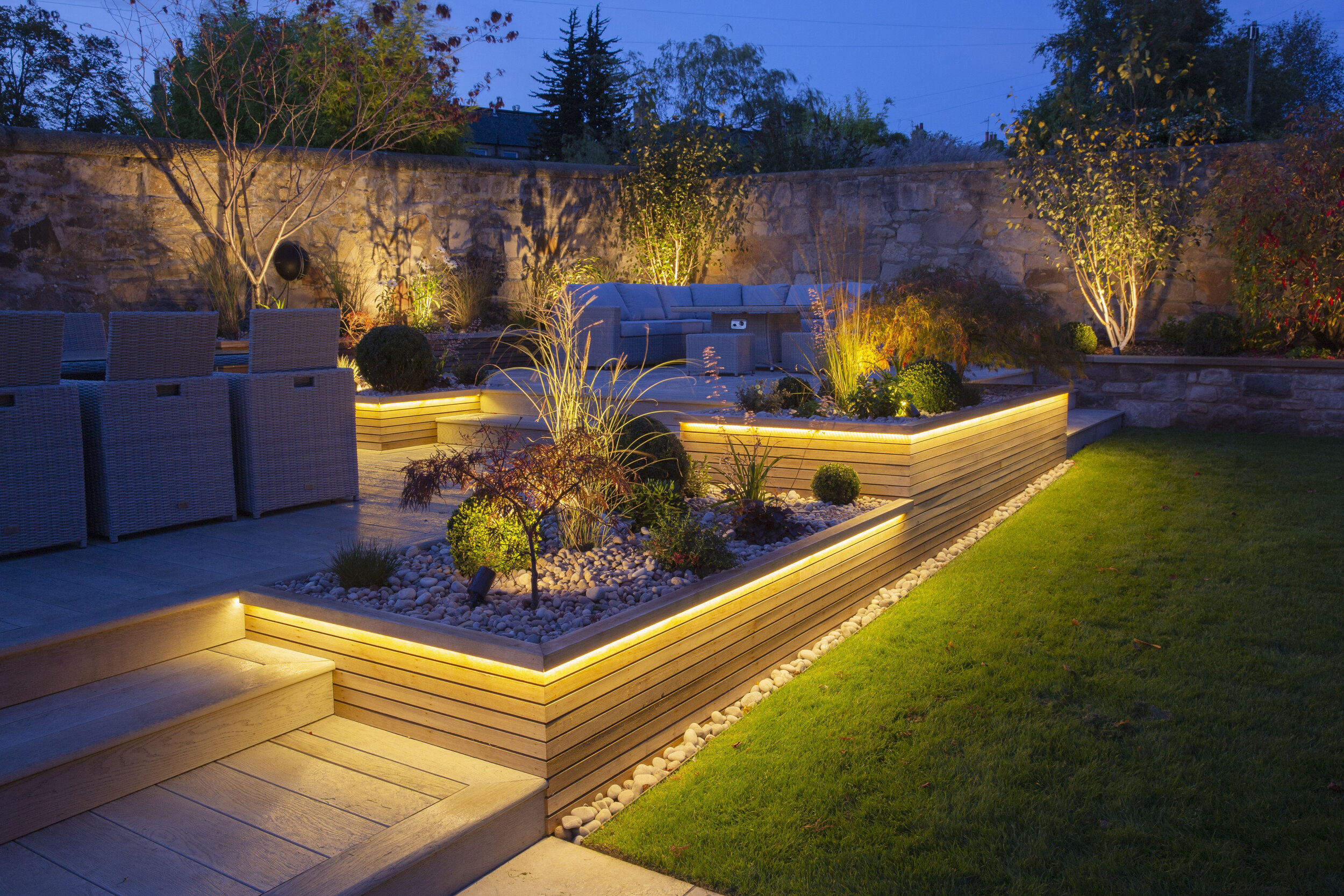 MGD Electrical | MGD Outdoor Electrical Lighting Design and Installation  can bring you garden to life at night.