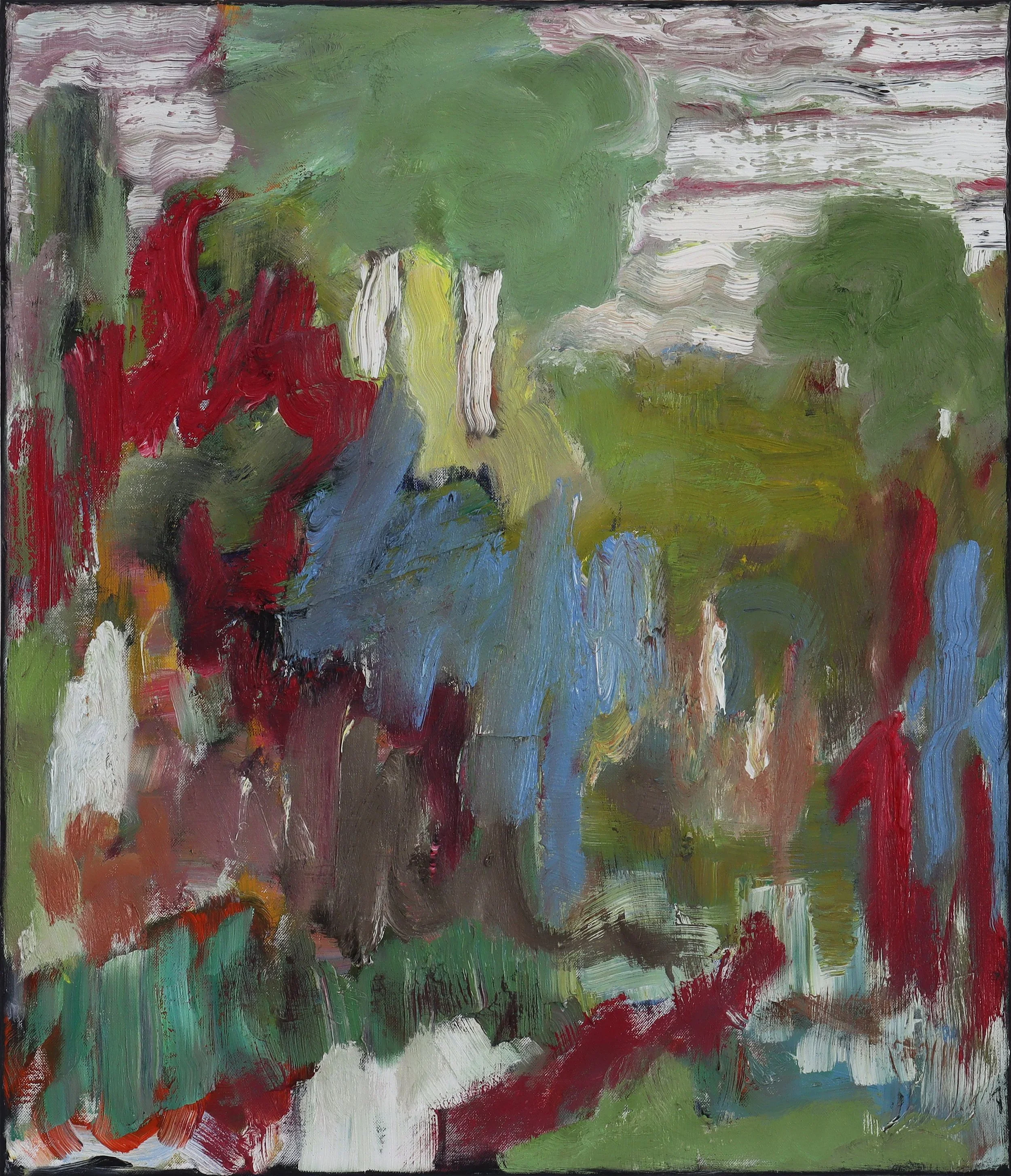  Small Landscape  (maerz26c) 70 x 60 cm; Öl auf Leinwand