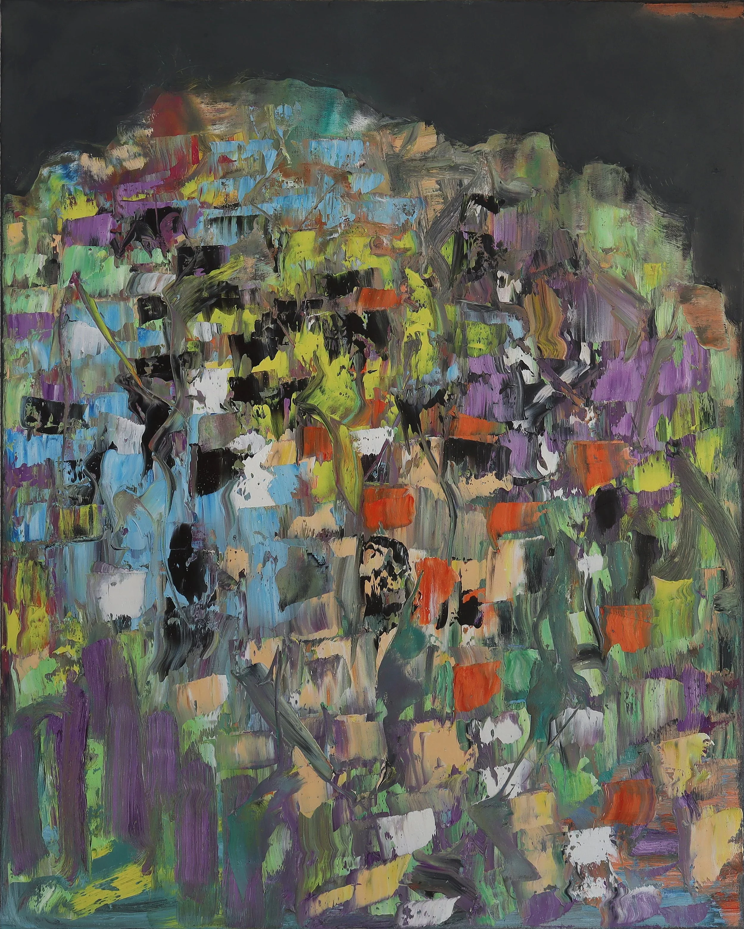  Heap 6  (februar26a) 100 x 80 cm; Öl auf Leinwand