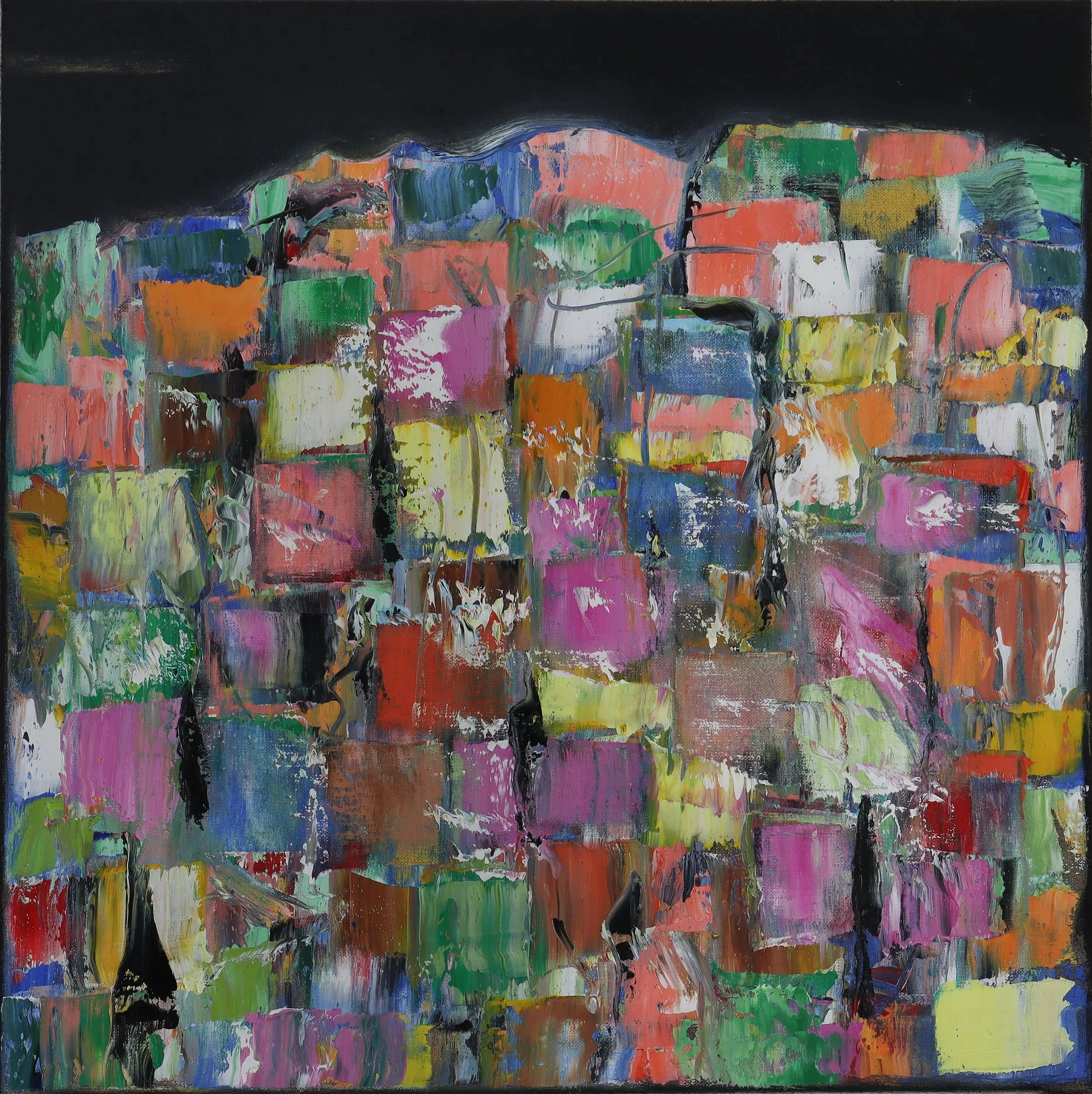  Heap 16  (mai26h) 60 x 60 cm; Öl auf Leinwand