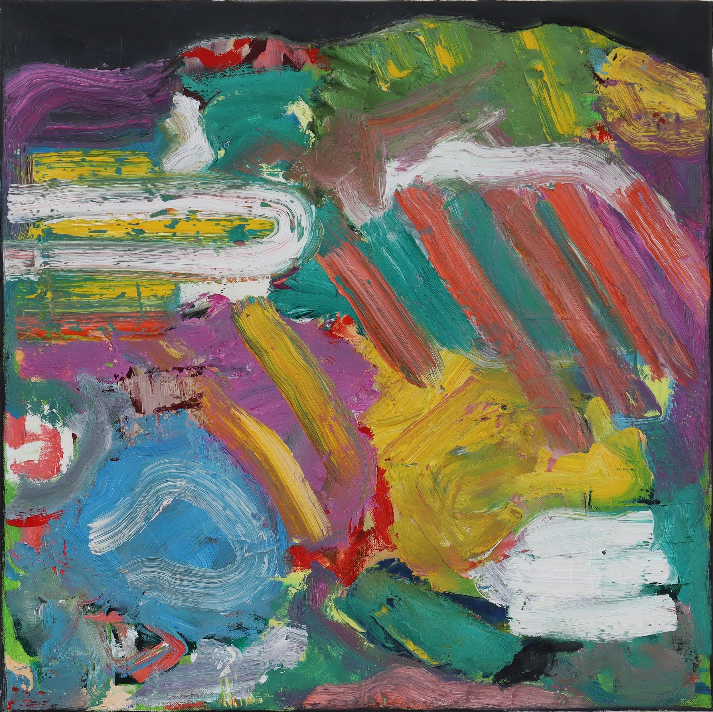  Heap 21  (april26h) 60 x 60 cm; Öl auf Leinwand