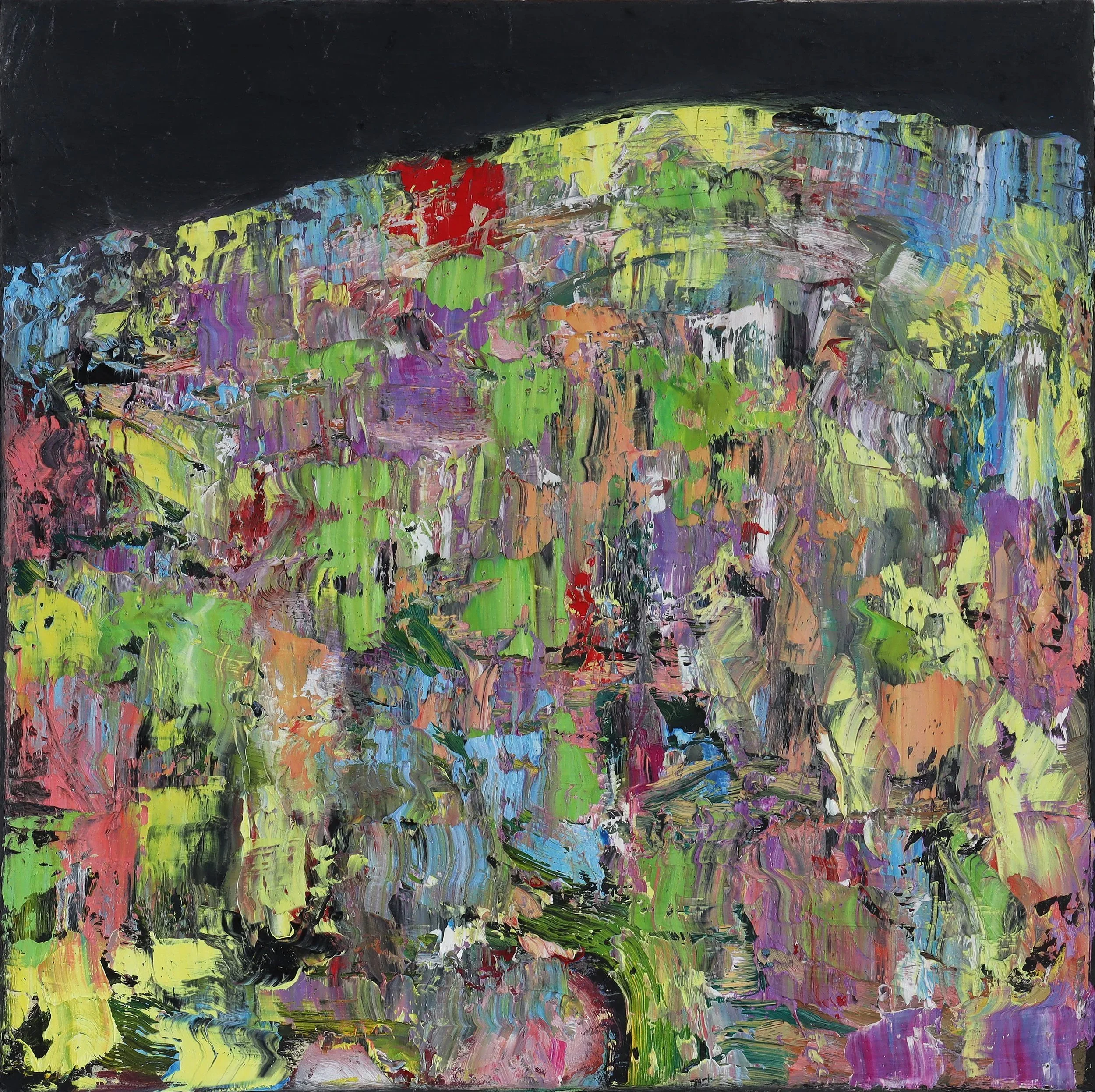  Heap 26  (mai26m) 60 x 60 cm; Öl auf Leinwand