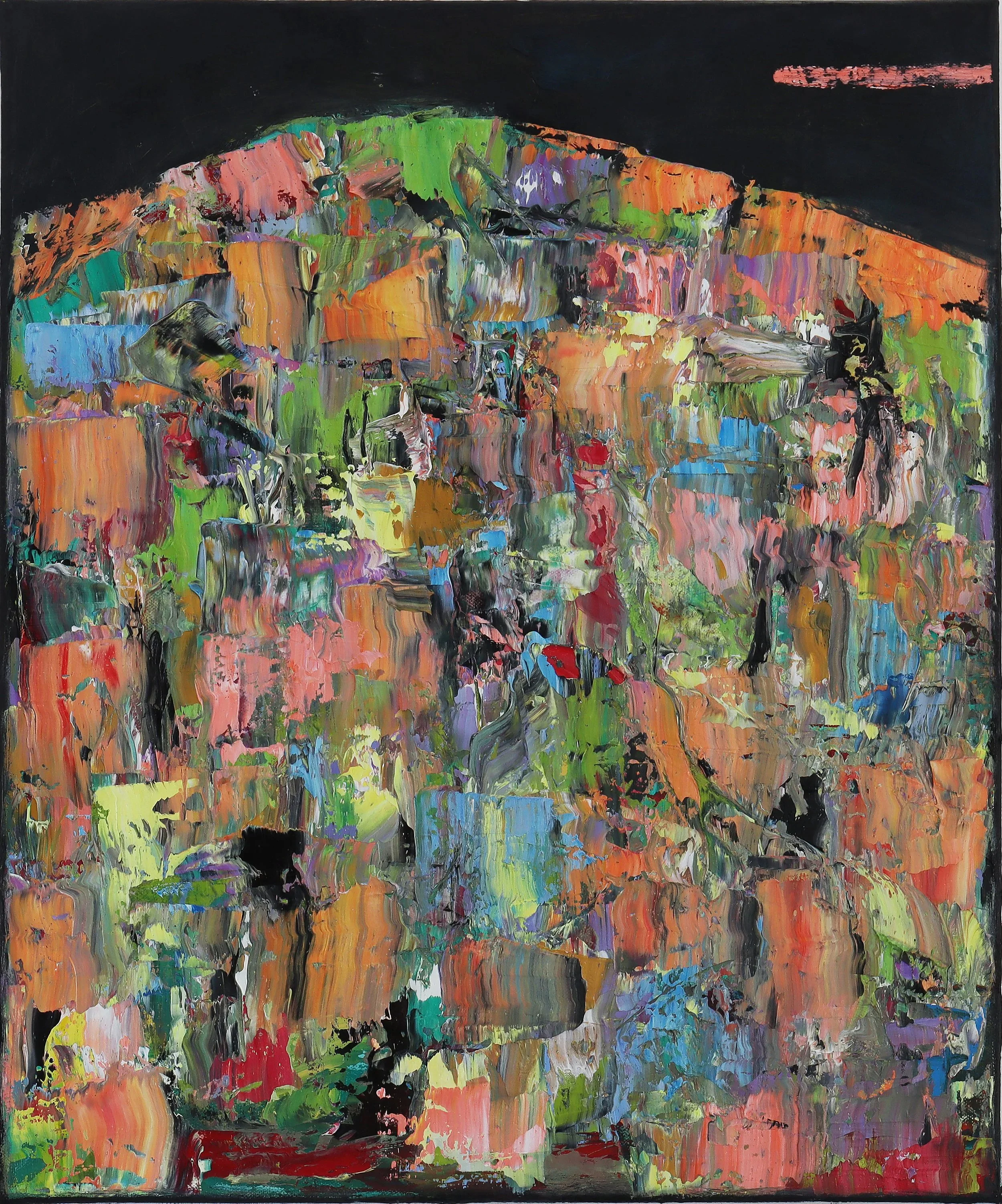  Heap 25  (mai26l) 60 x 50 cm; Öl auf Leinwand