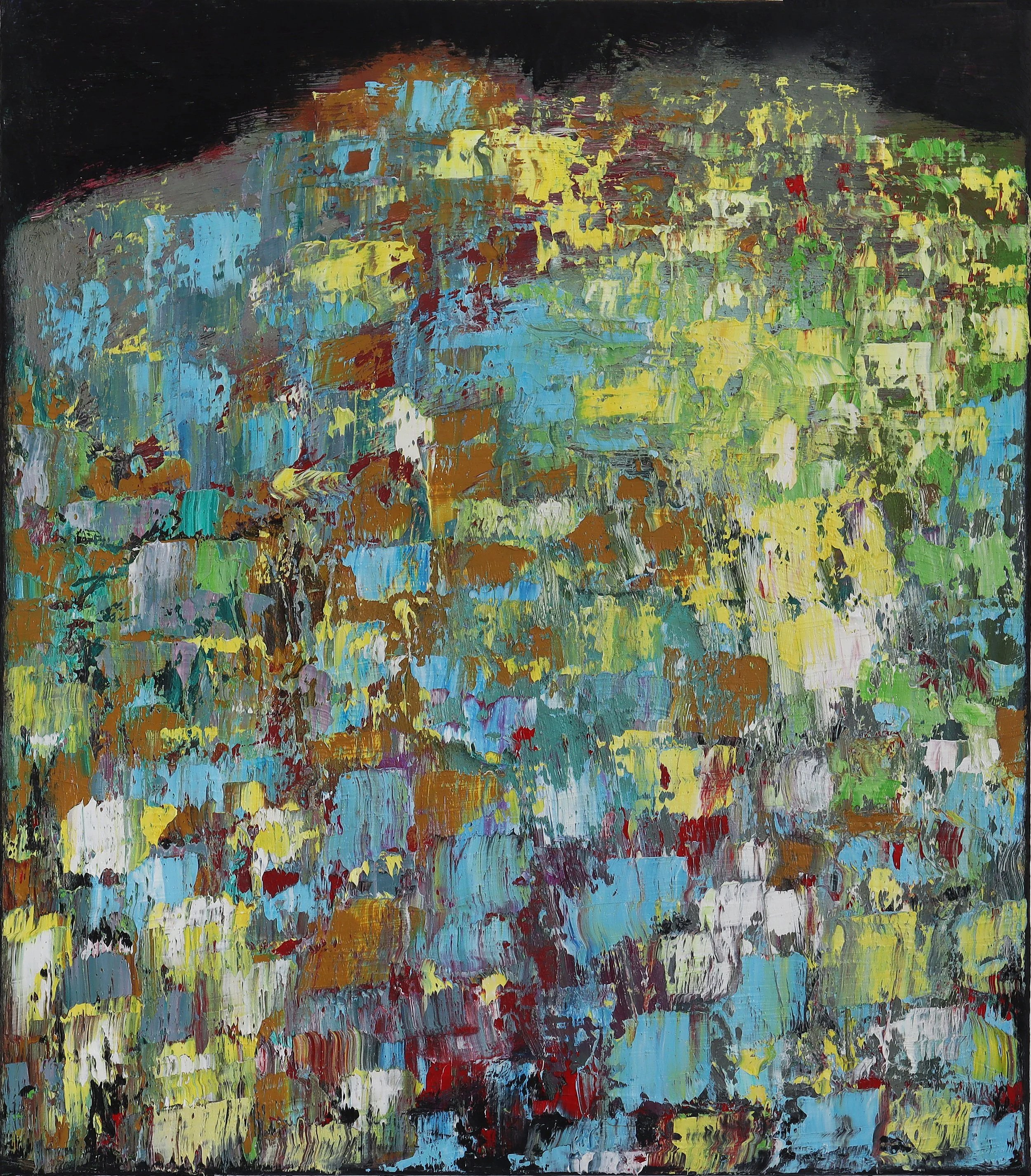  Heap 23  (mai26d) 100 x 80 cm; Öl auf Leinwand