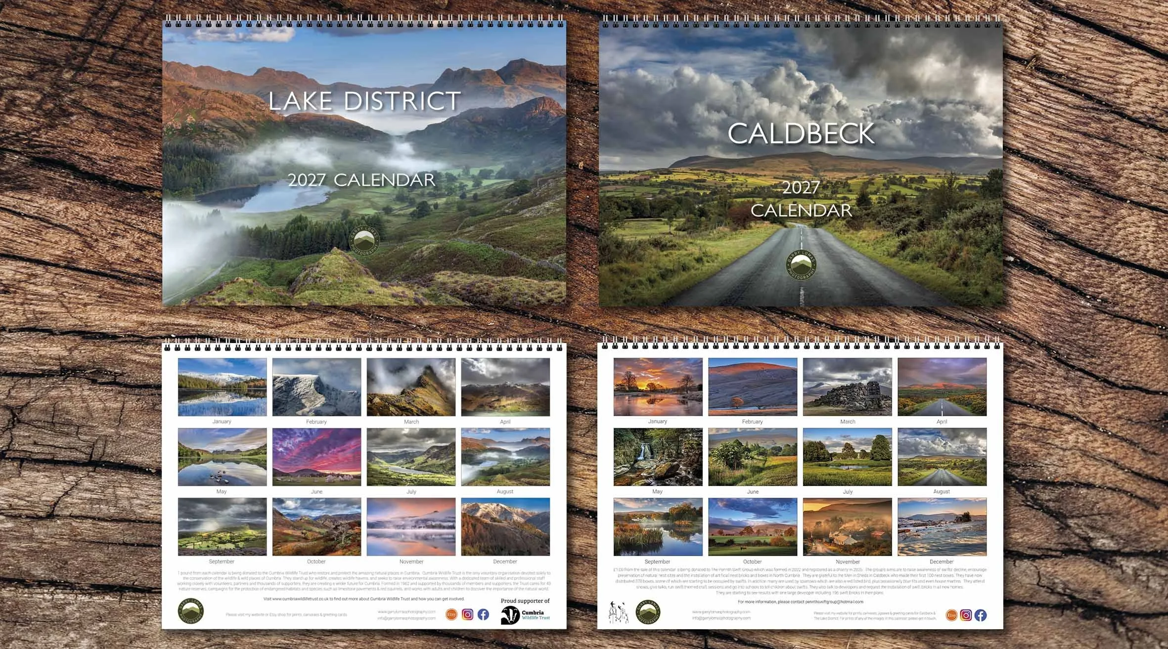 2027 Lake District & Caldbeck Calendars