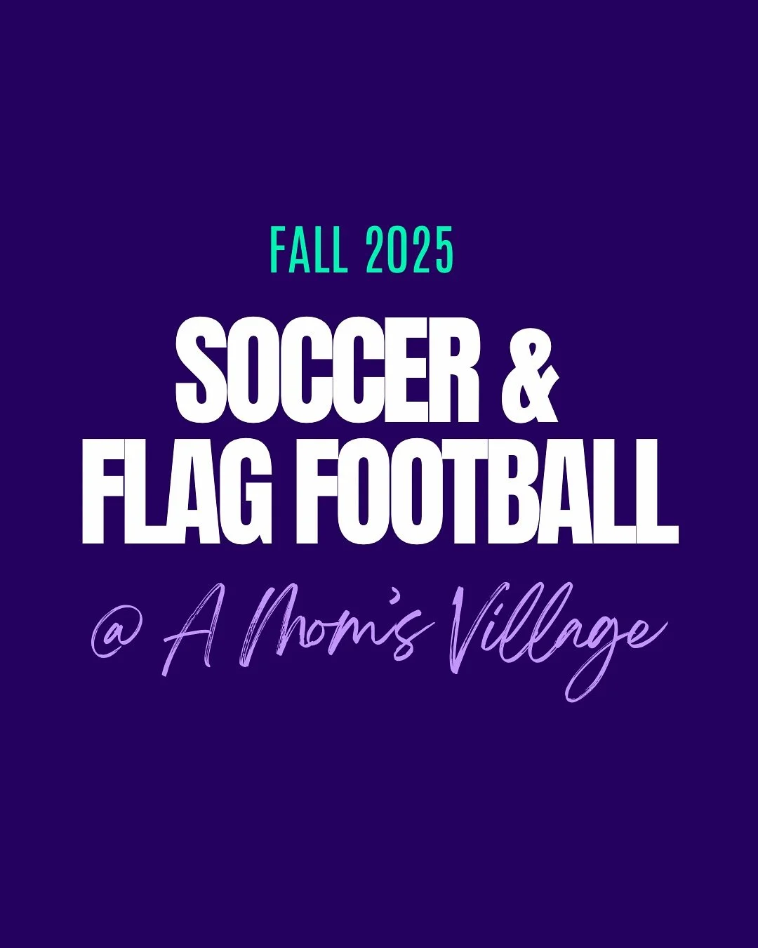 📣 New Partnership Announcement 📣 

@inclyousionsports &amp; @amomsvillage are now partnering to offer weekday morning sports classes!

Join us this fall and winter to learn a variety of sports skills and have lots of fun with new friends ⚽️🏈🏅⚾️

