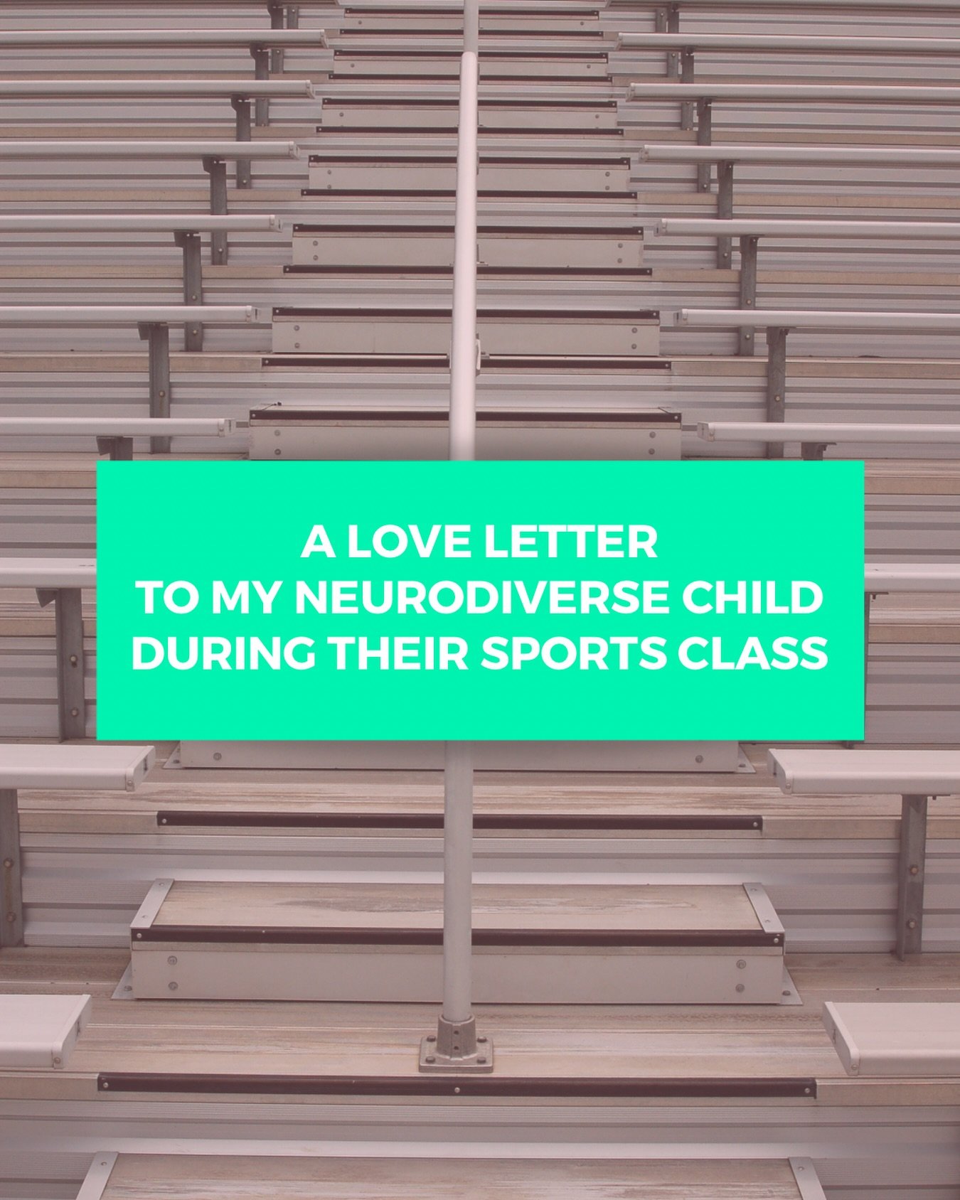 Sitting on the sidelines watching a child struggle during sports class can be excruciating.

As parents, we may want to fix, protect, correct, support and a million other feelings and actions to make the experience more comfortable for our child and 