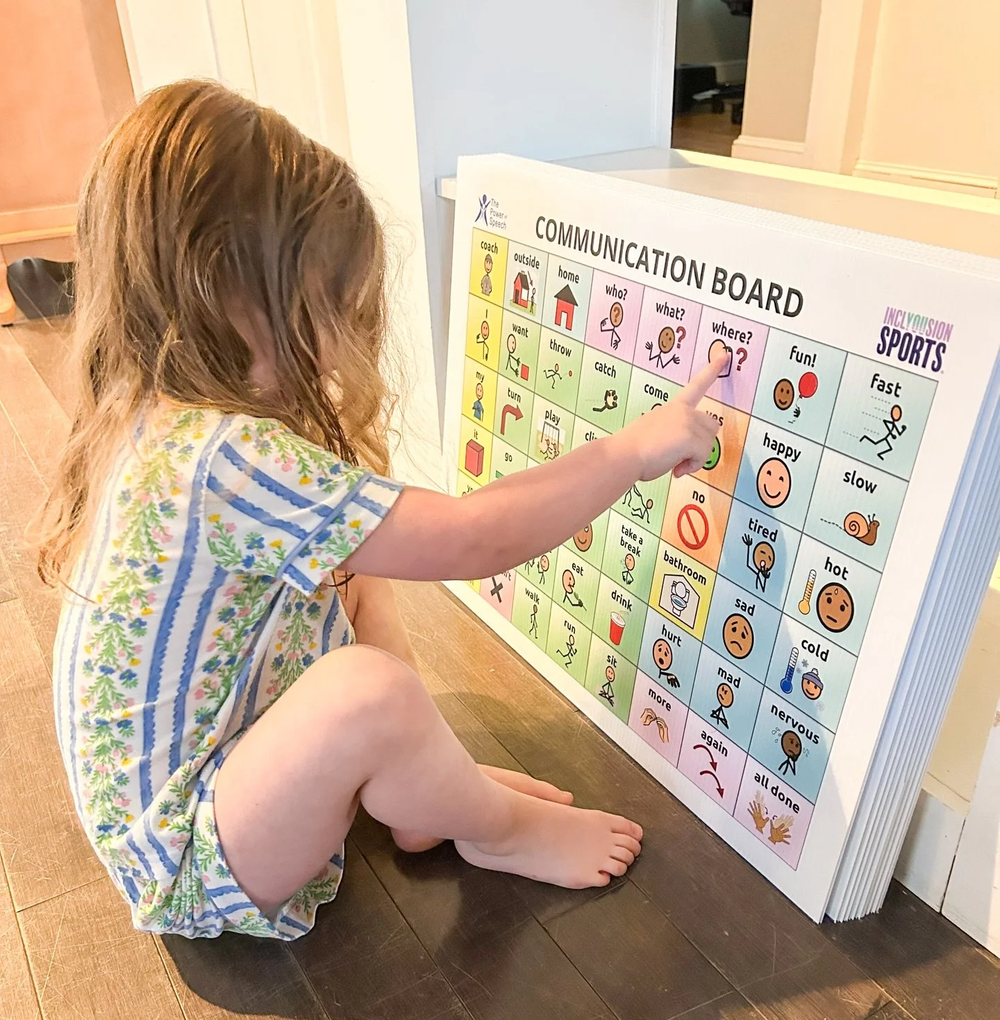 📣COMING SOON 📣

Communication boards to support your children during sports class 💚💜

Tag a friend who would benefit from this tool for their child when learning sports!

A big thank you to @thepowerofspeechinc for the beautiful and thoughtful de