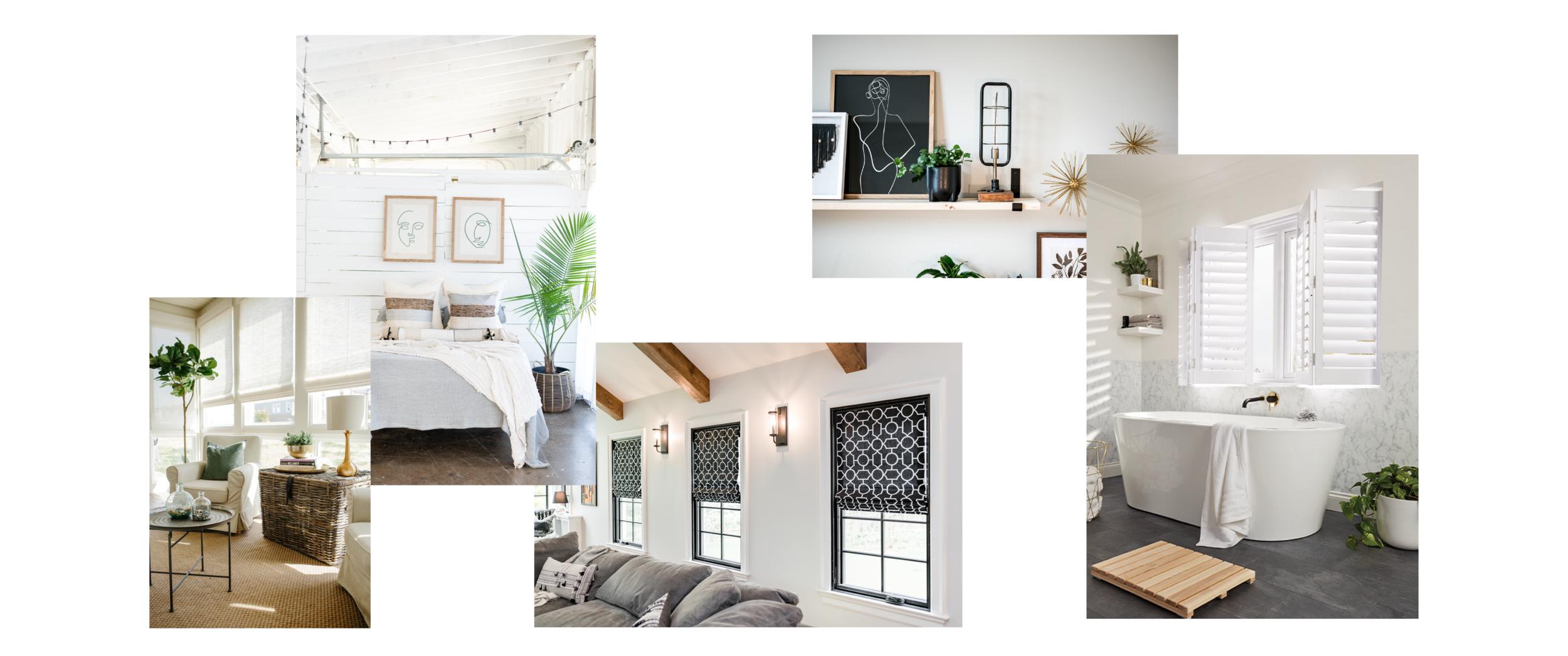 CURTAINS, BLINDS AND BATH