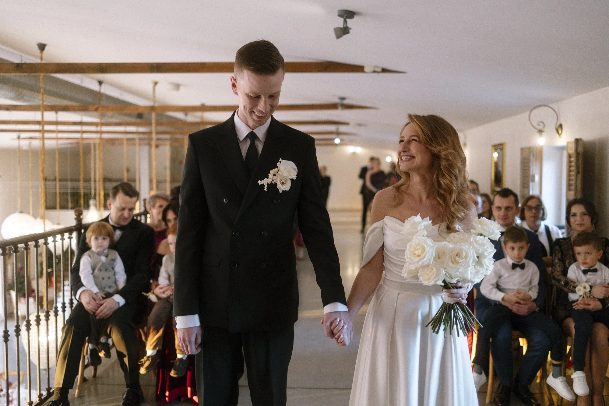 wedding ceremony at villa love