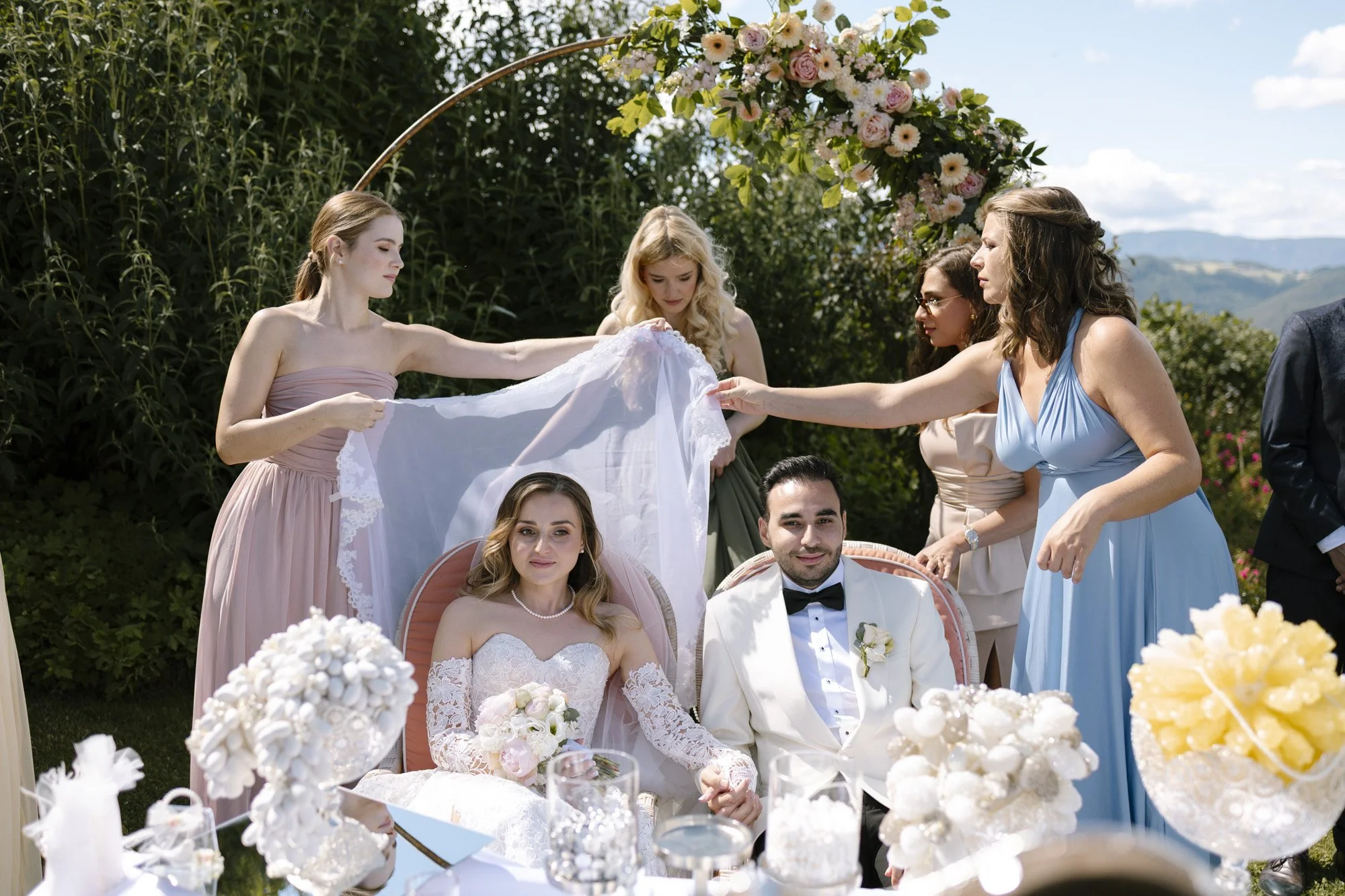 ceremony at fernblick, wedding photographer based in vienna