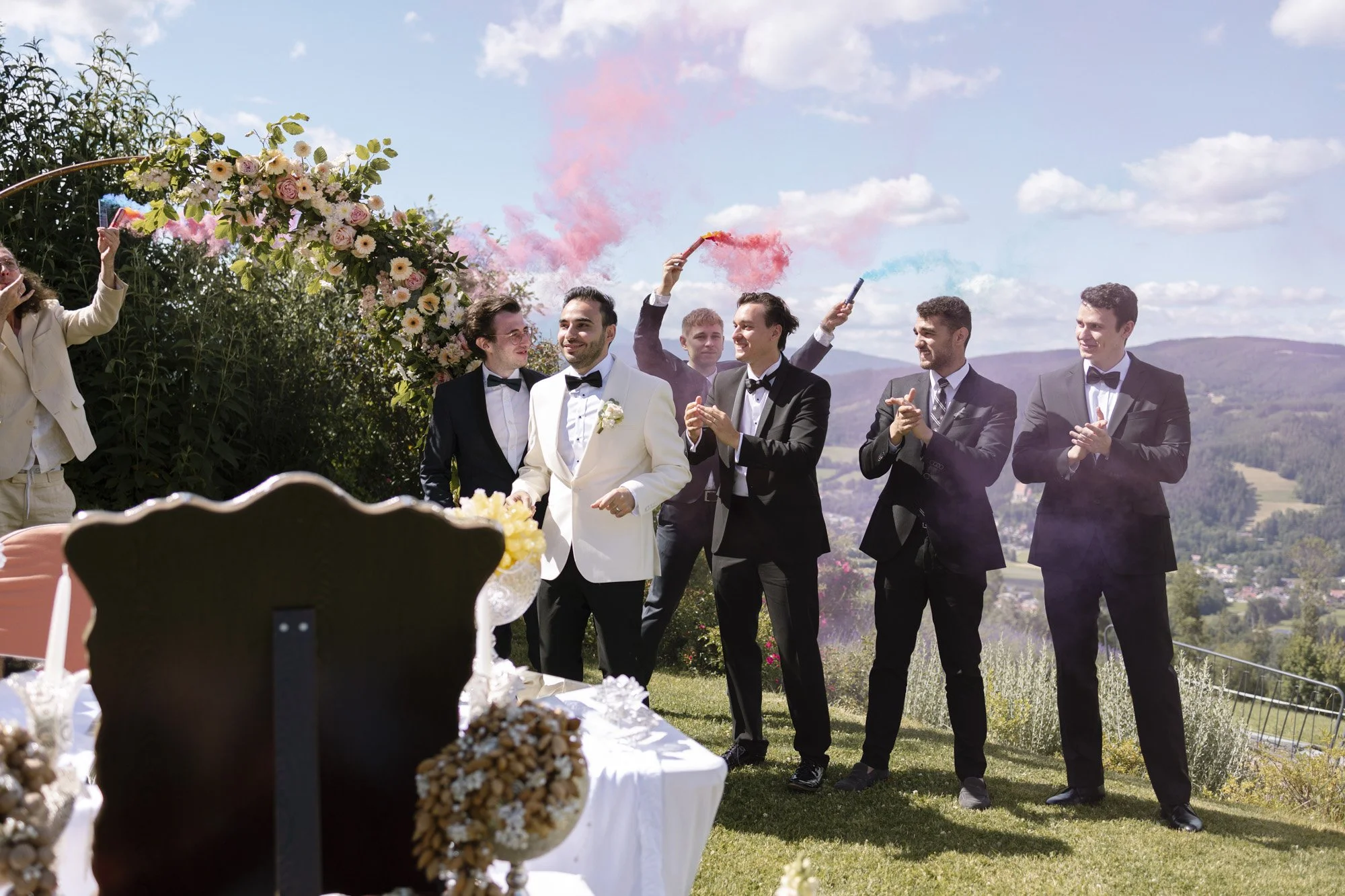 wedding ceremony in st. corona am wechsel, wedding photographer fernblick