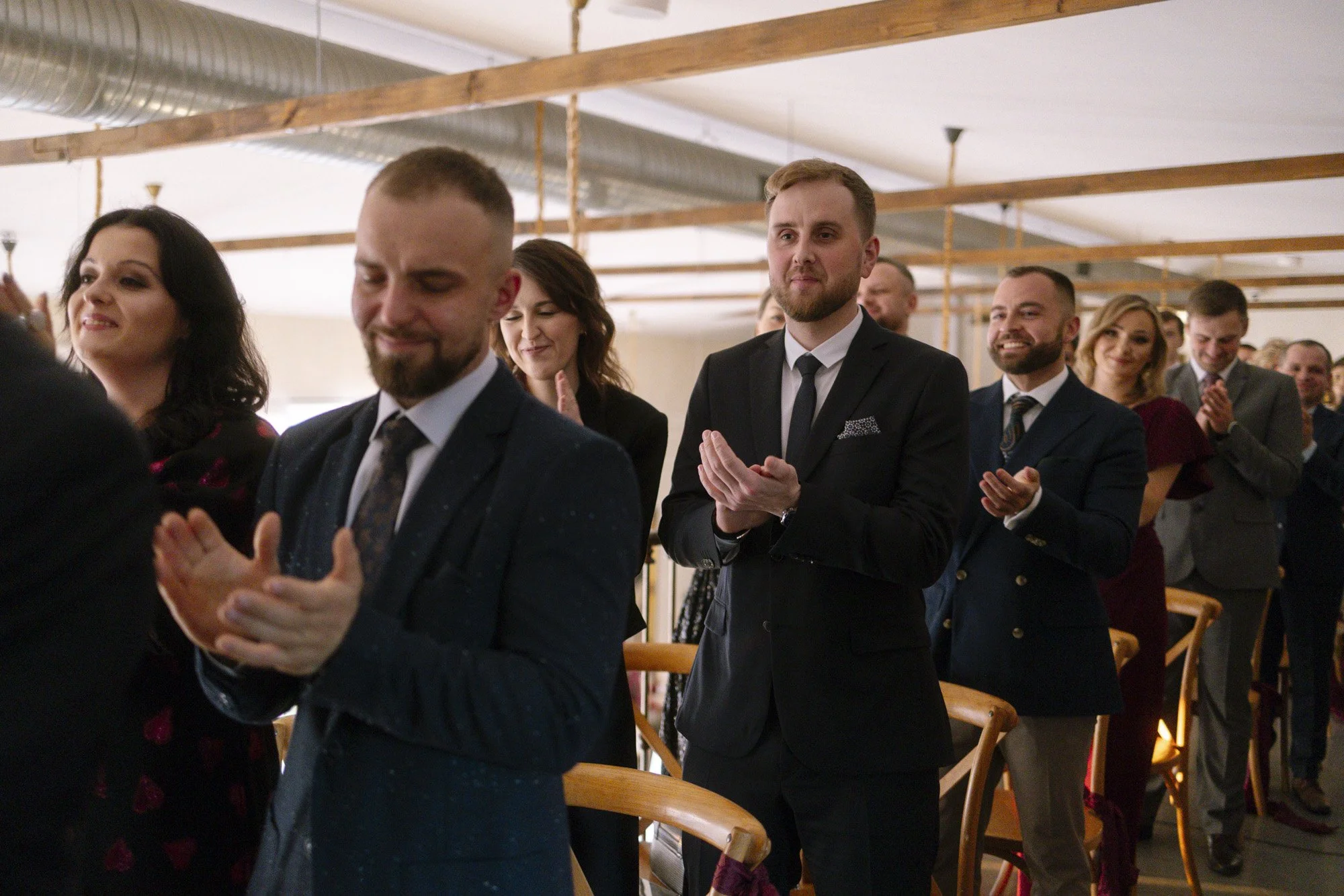 Guests enjoying wedding at Villa Love